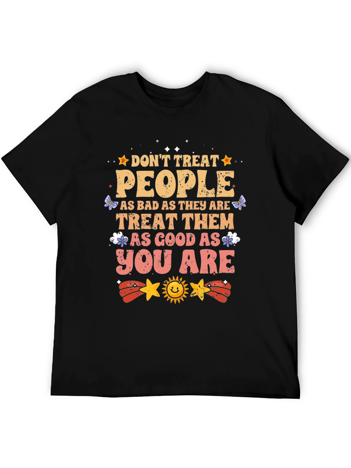 Inspirational Graphic T-Shirt - Treat People With Kindness