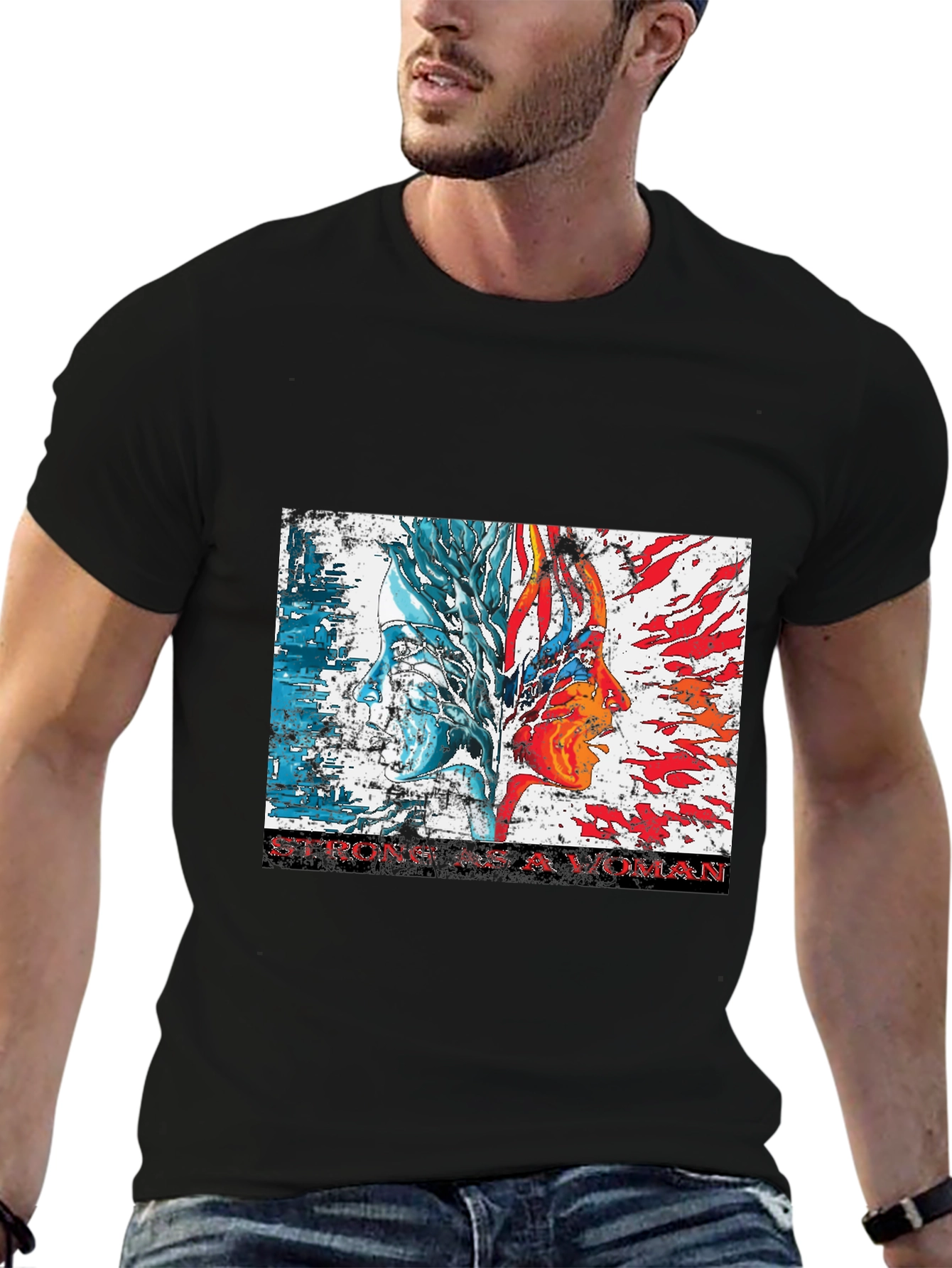 Strong As A Woman Graphic Tee