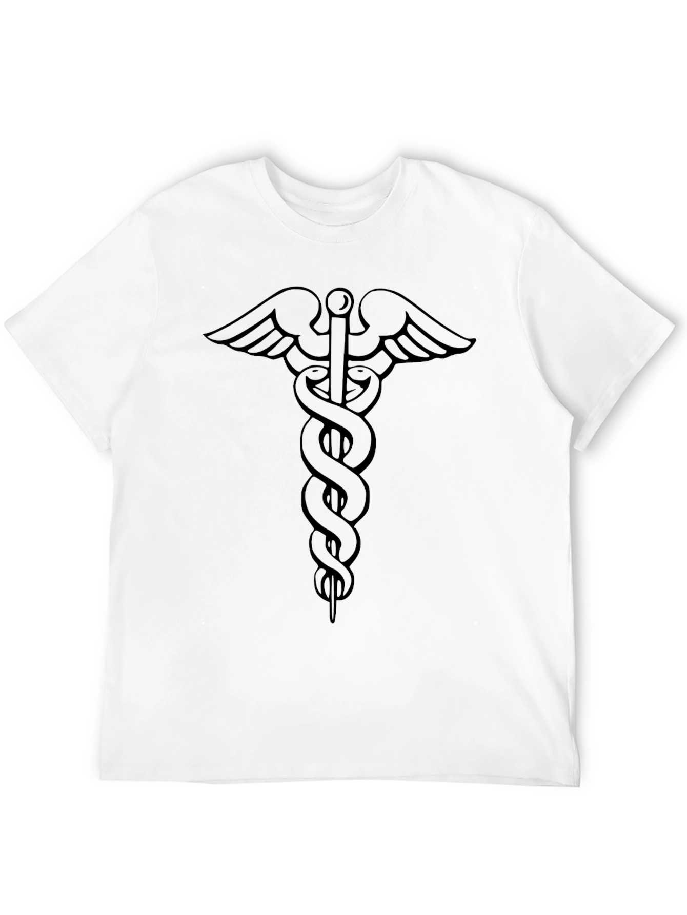 Caduceus Symbol T-Shirt - Medical Staff Apparel