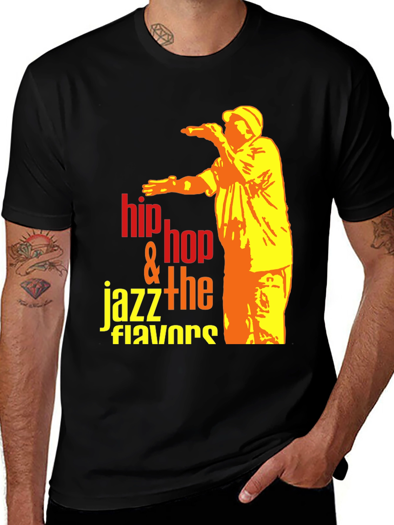 Hip Hop Jazz Flavors Graphic T-Shirt