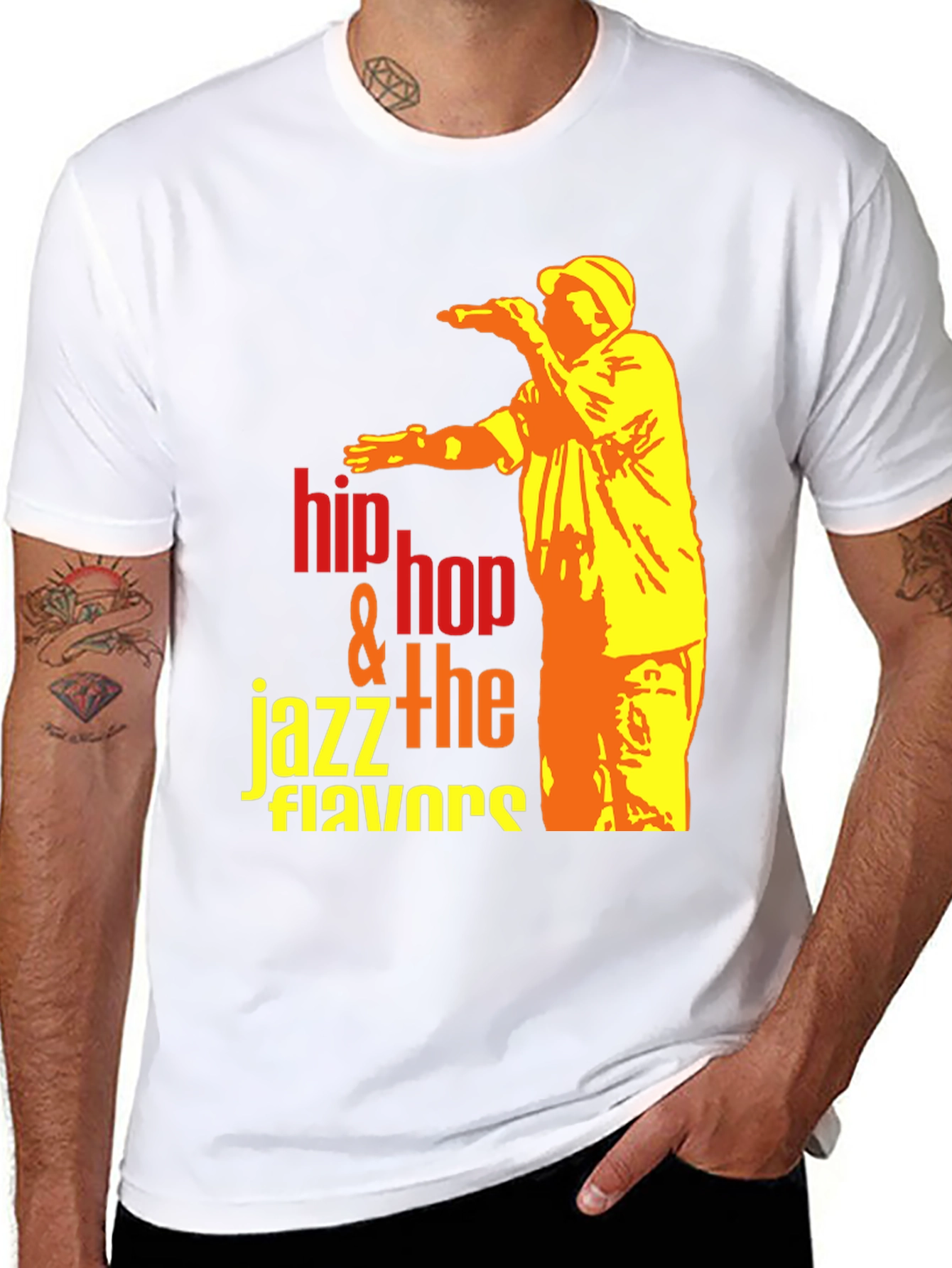 Hip Hop Jazz Flavors Graphic T-Shirt