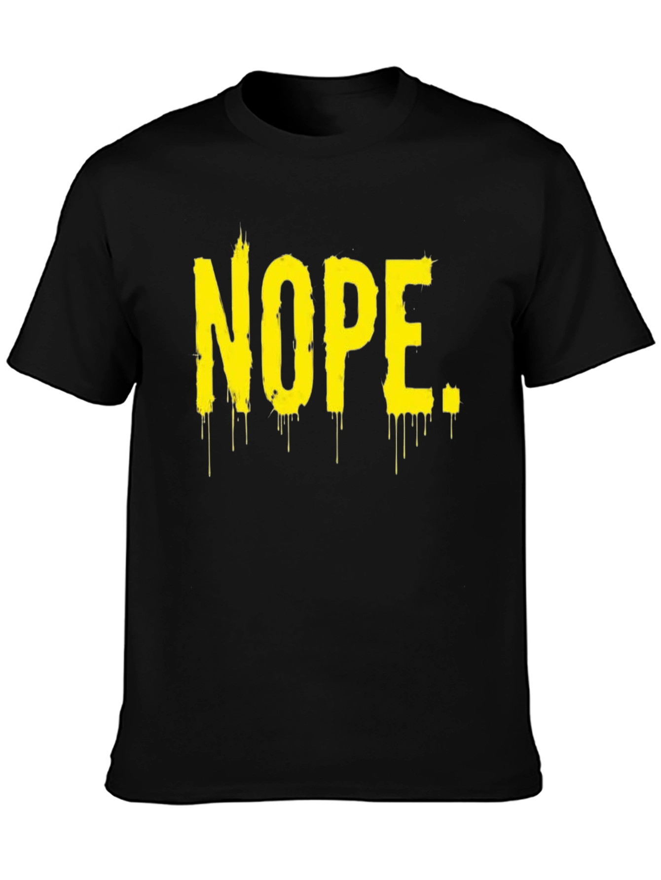 Nope Graphic Tee - Black T-Shirt