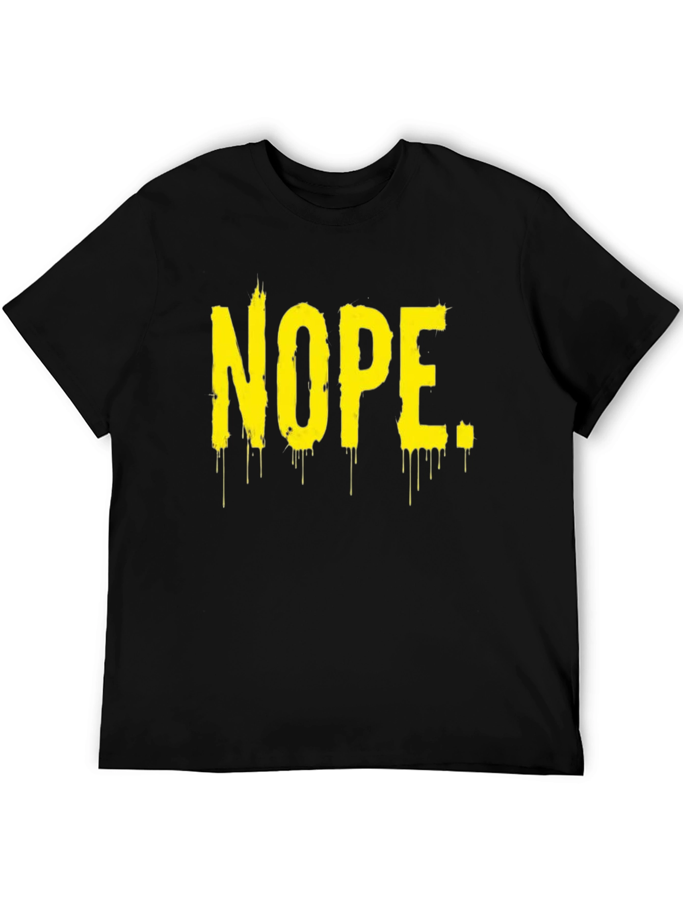 Nope Graphic Tee - Black T-Shirt