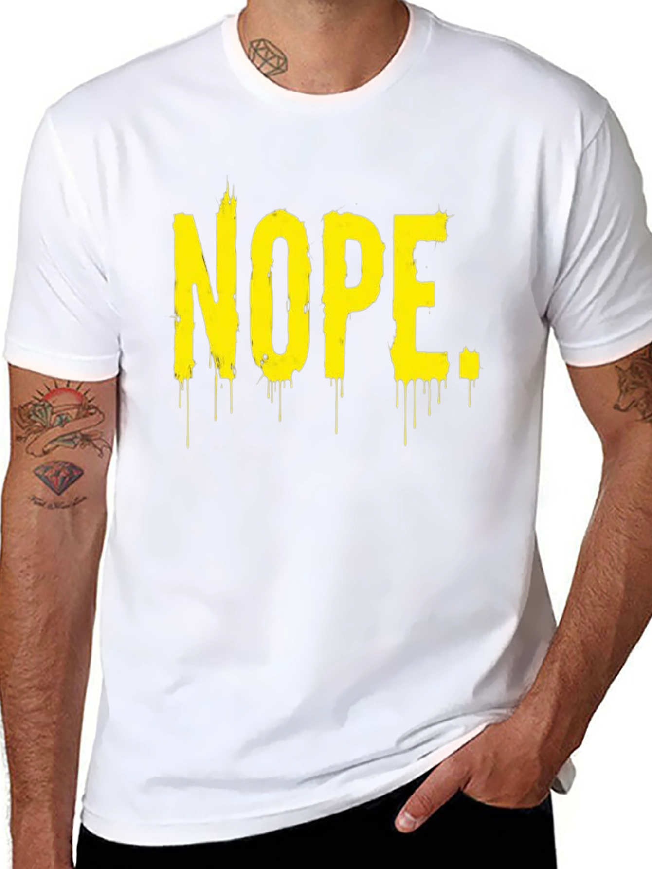 Nope Graphic Tee - Black T-Shirt