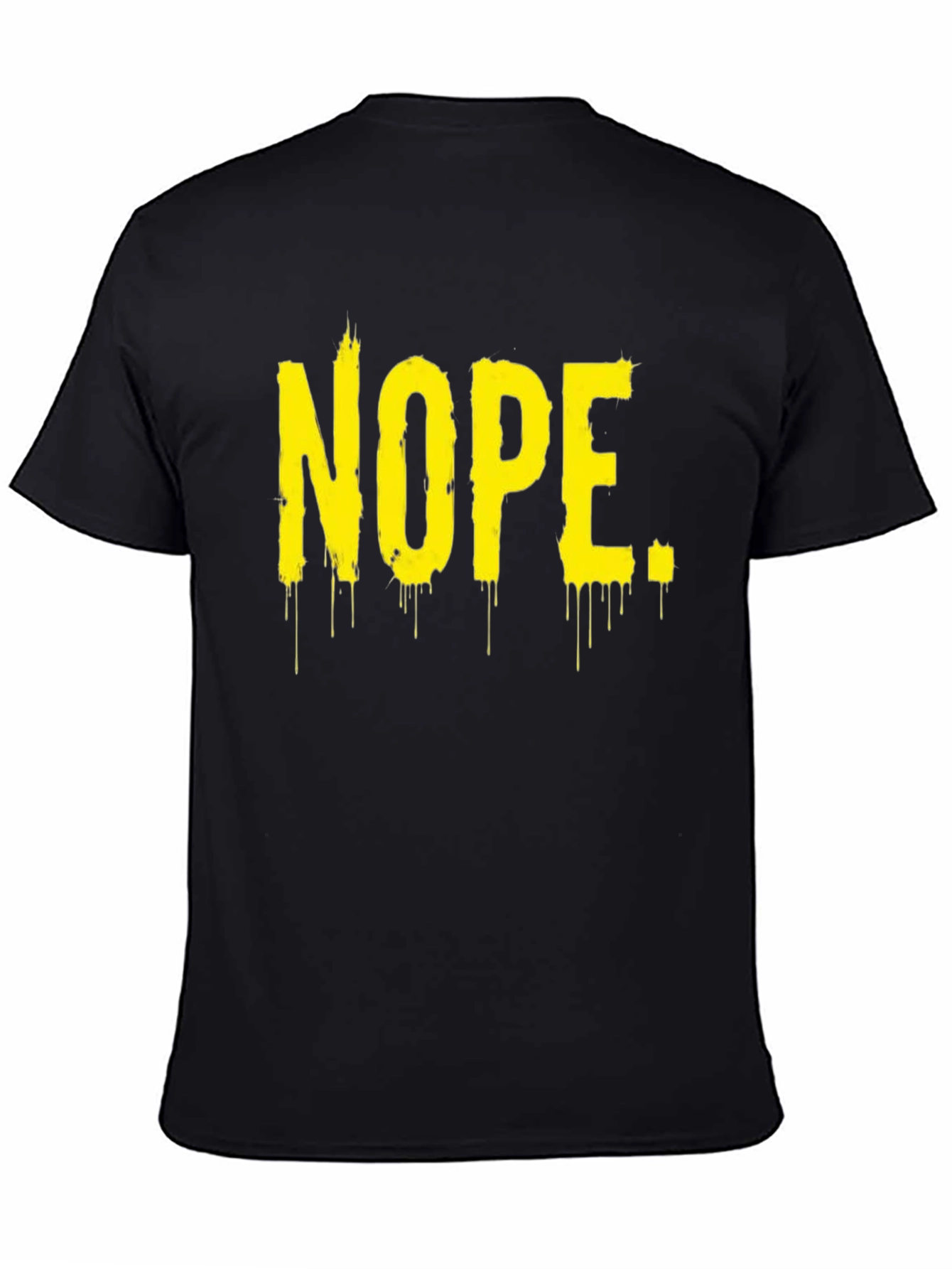 Nope Graphic Tee - Black T-Shirt