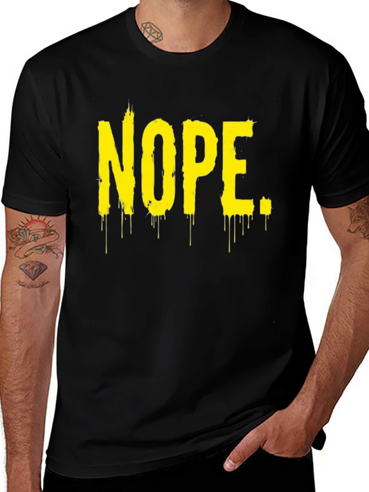 Nope Graphic Tee - Black T-Shirt