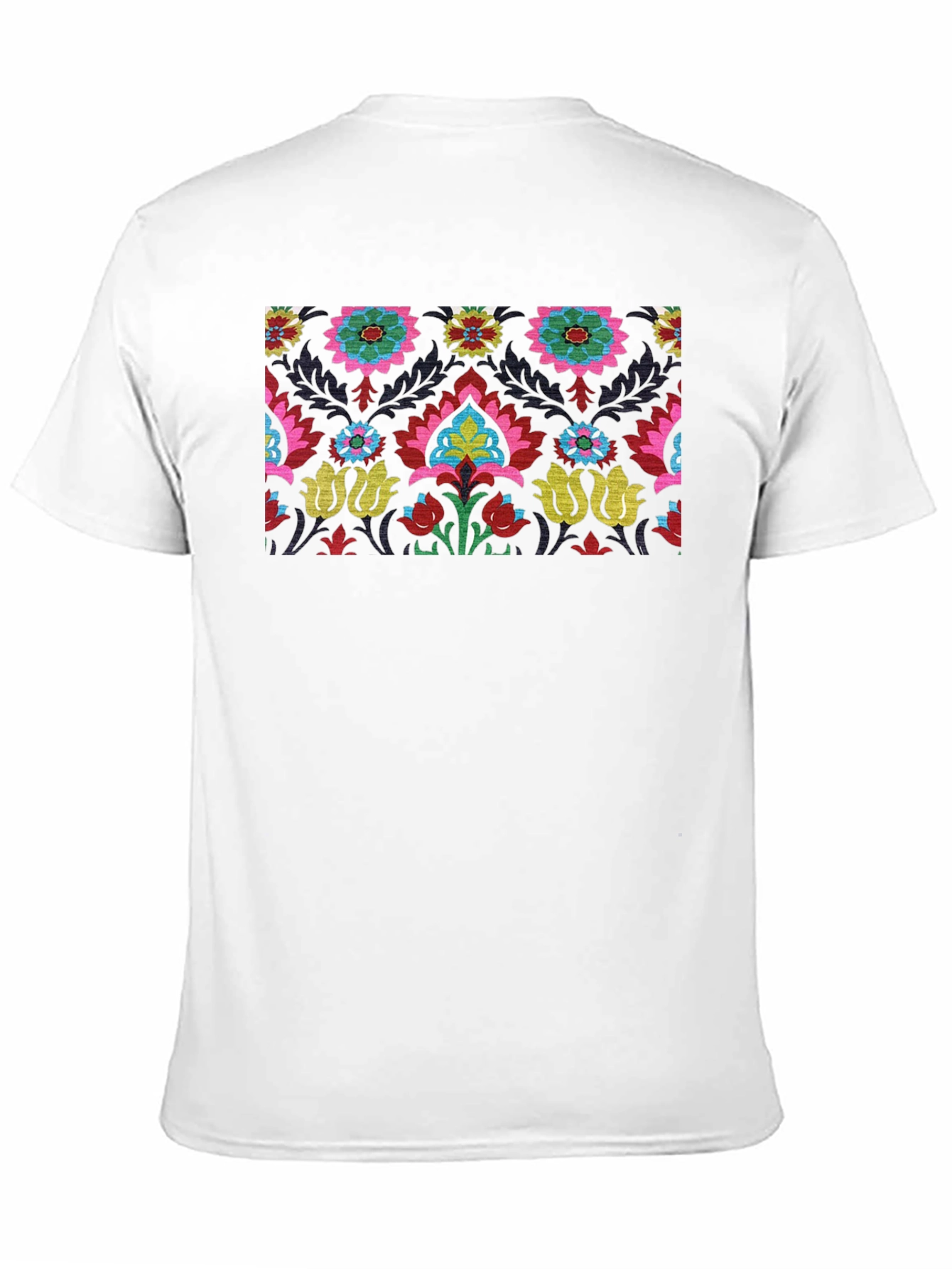 Suzani Print Black T-Shirt