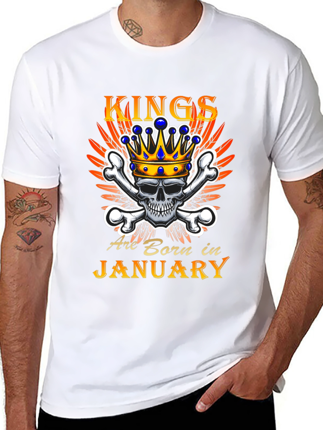 Kings Born in January T-Shirt