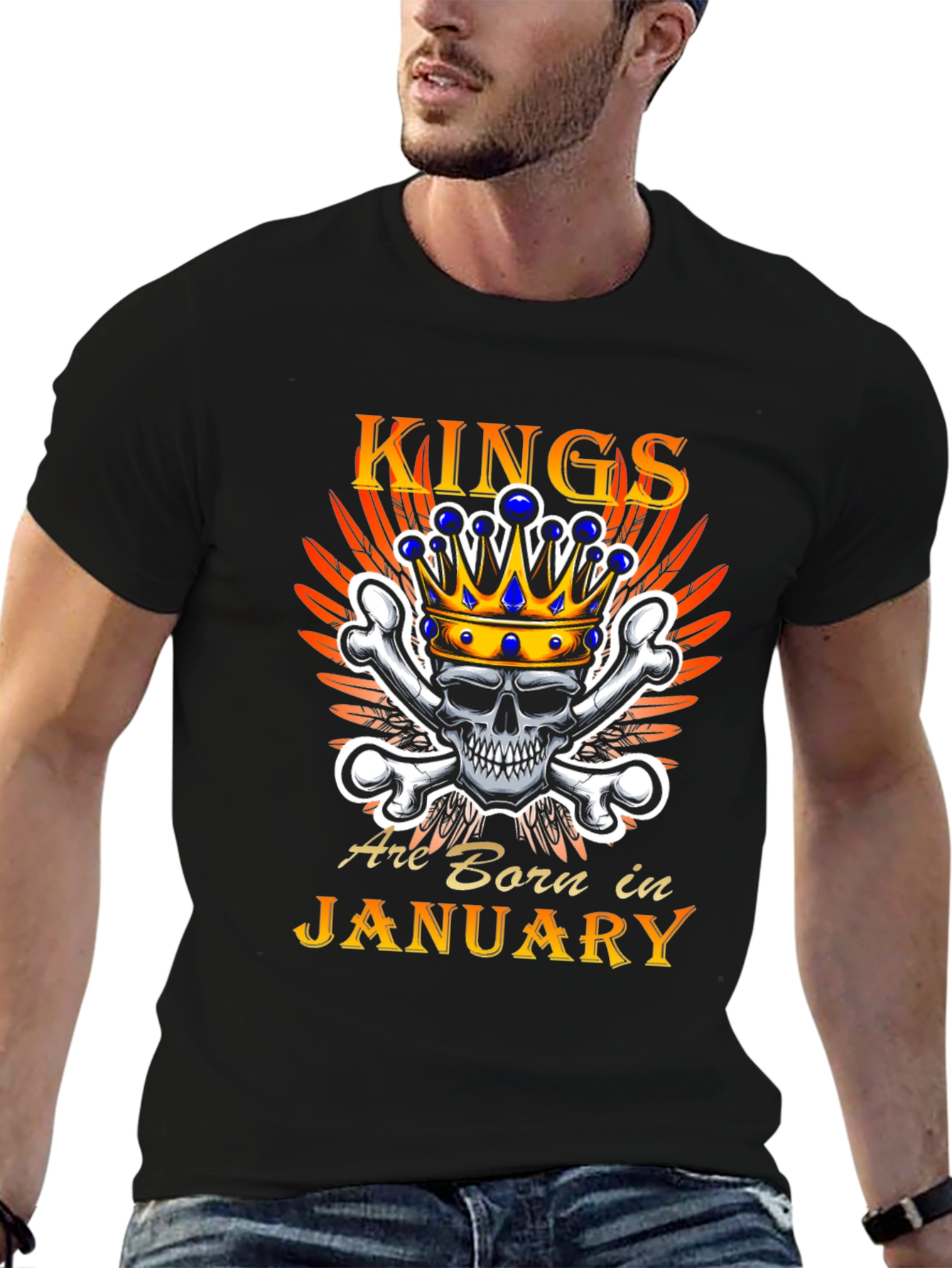 Kings Born in January T-Shirt