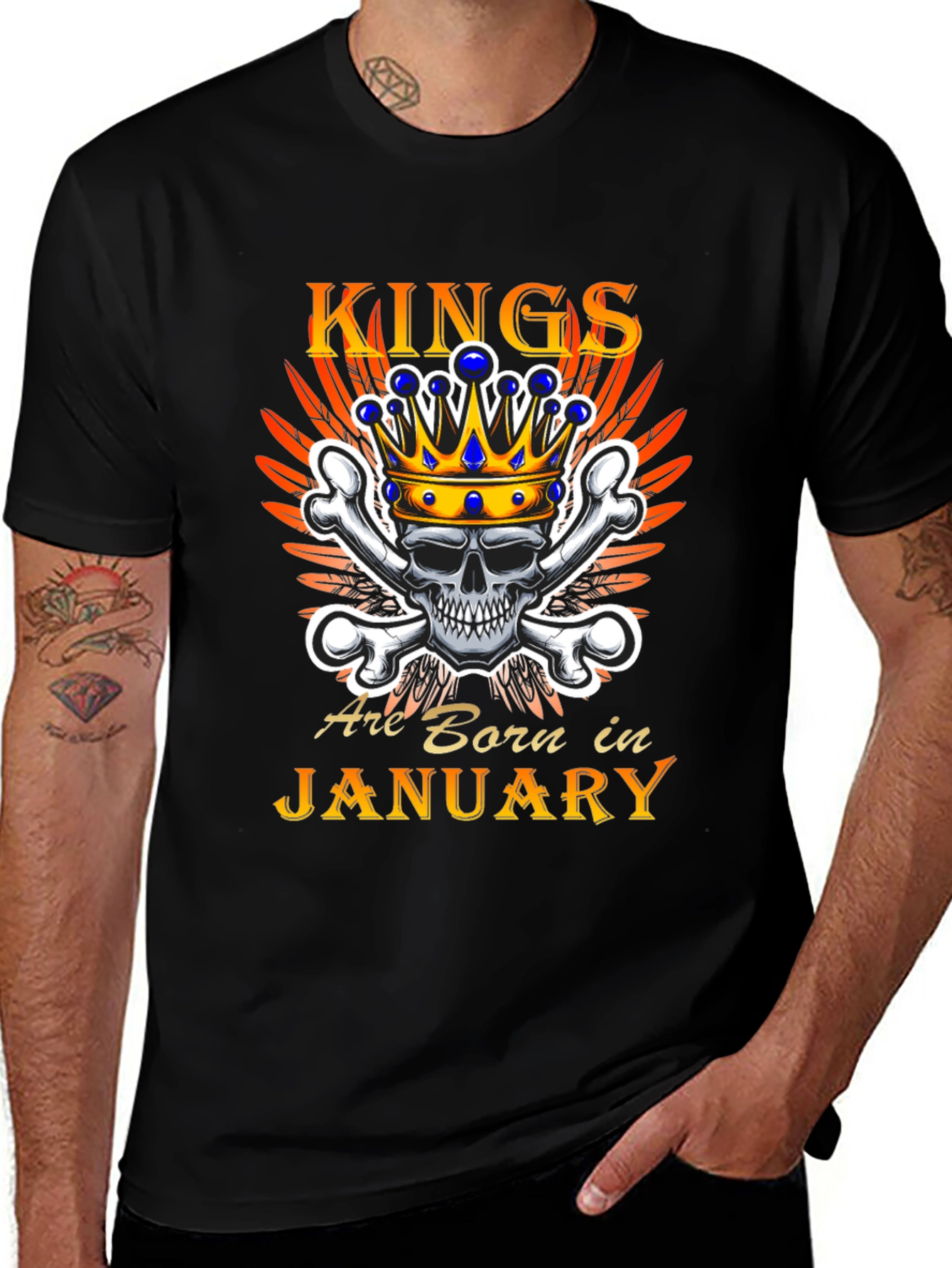 Kings Born in January T-Shirt