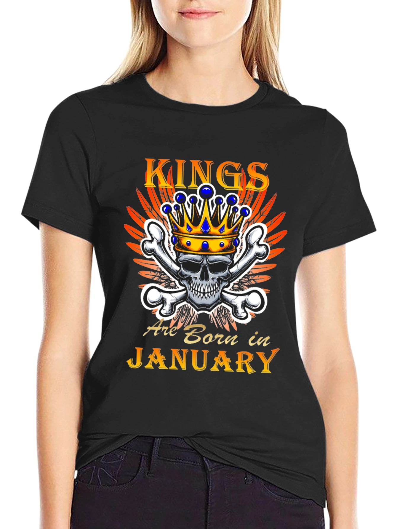 Kings Born in January T-Shirt
