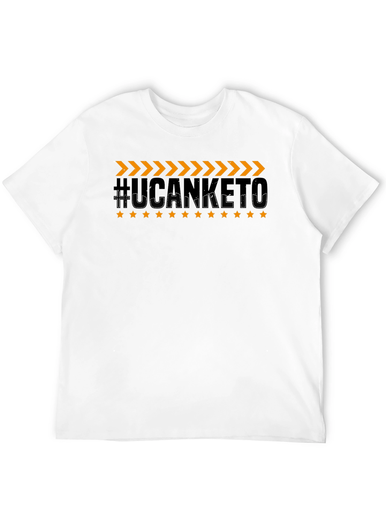 #UCANKETO Graphic Tee - Stylish Black Cotton T-Shirt