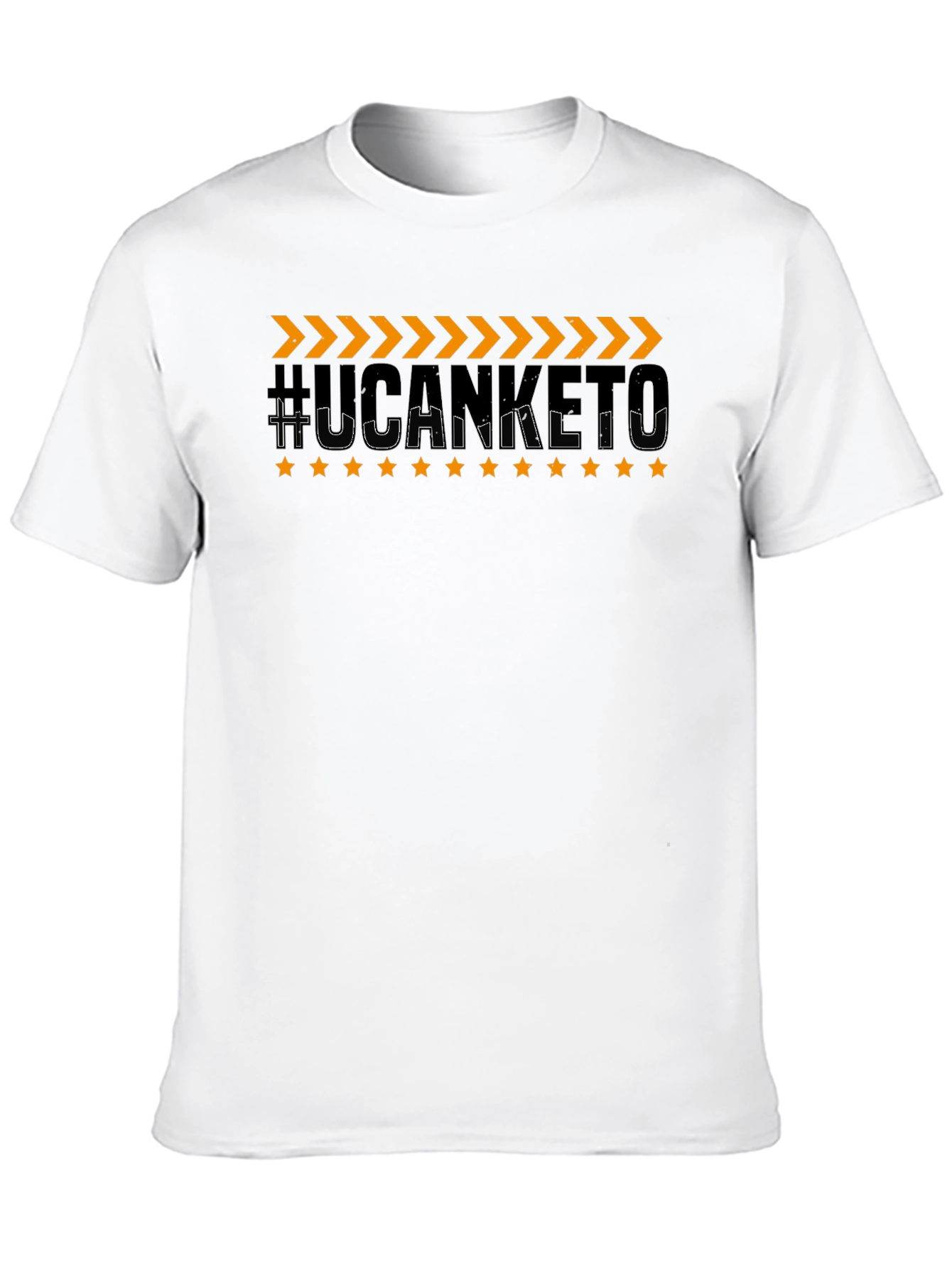 #UCANKETO Graphic Tee - Stylish Black Cotton T-Shirt
