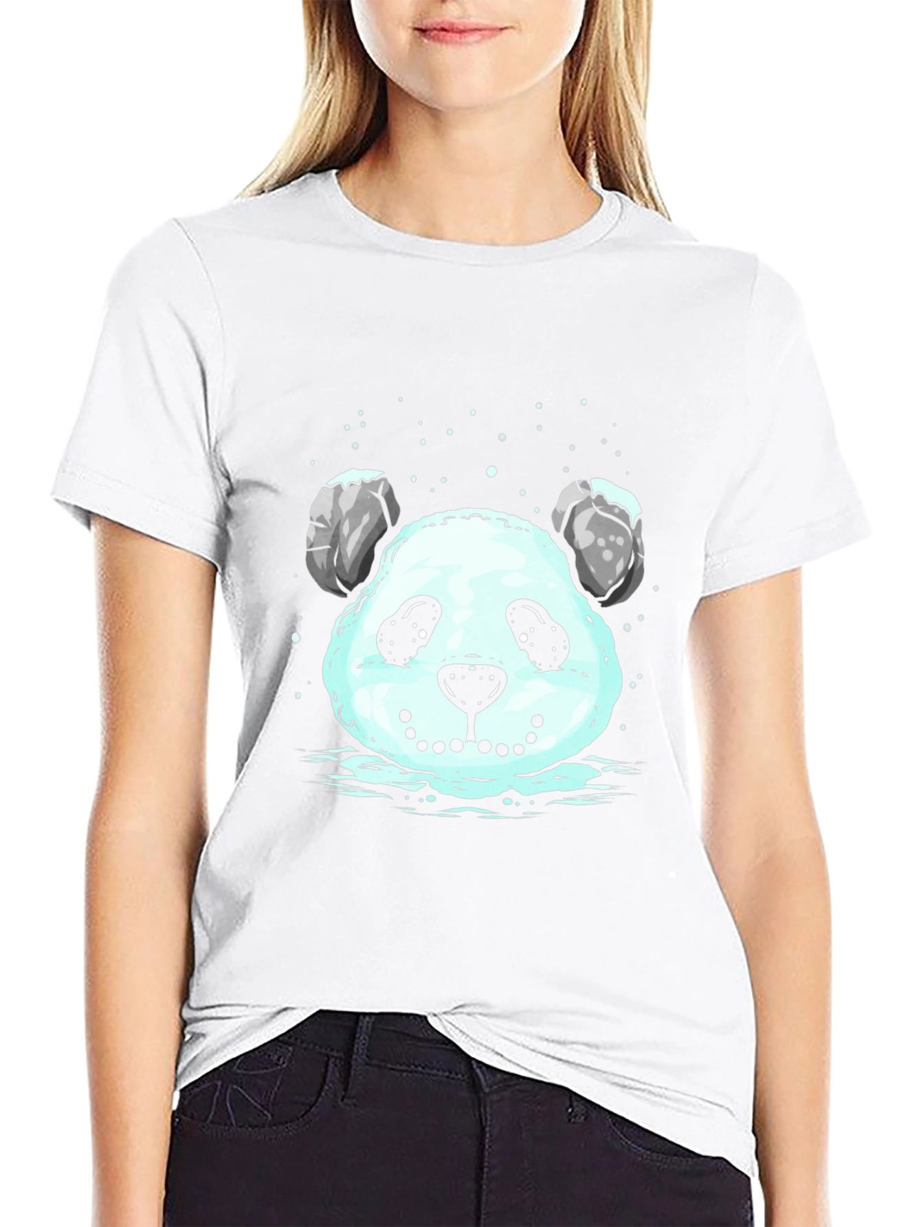 Panda Snowball Graphic Tee - Cute & Unique Design