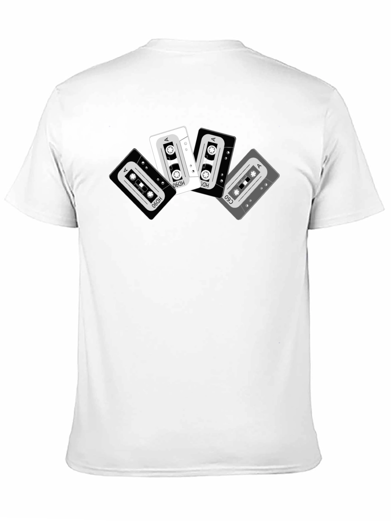 Retro Cassette Tape Graphic T-Shirt - Music Lover Tee