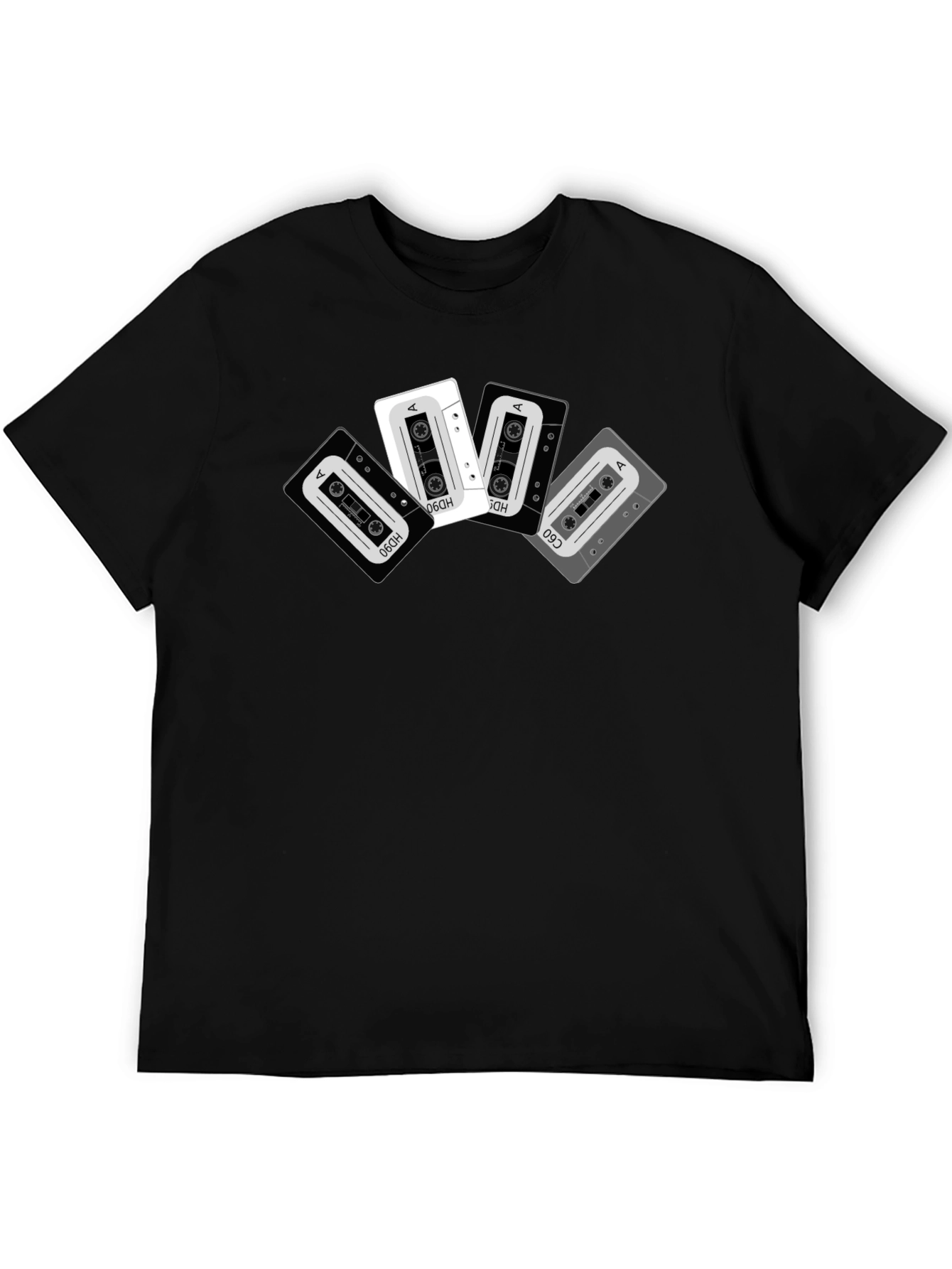 Retro Cassette Tape Graphic T-Shirt - Music Lover Tee