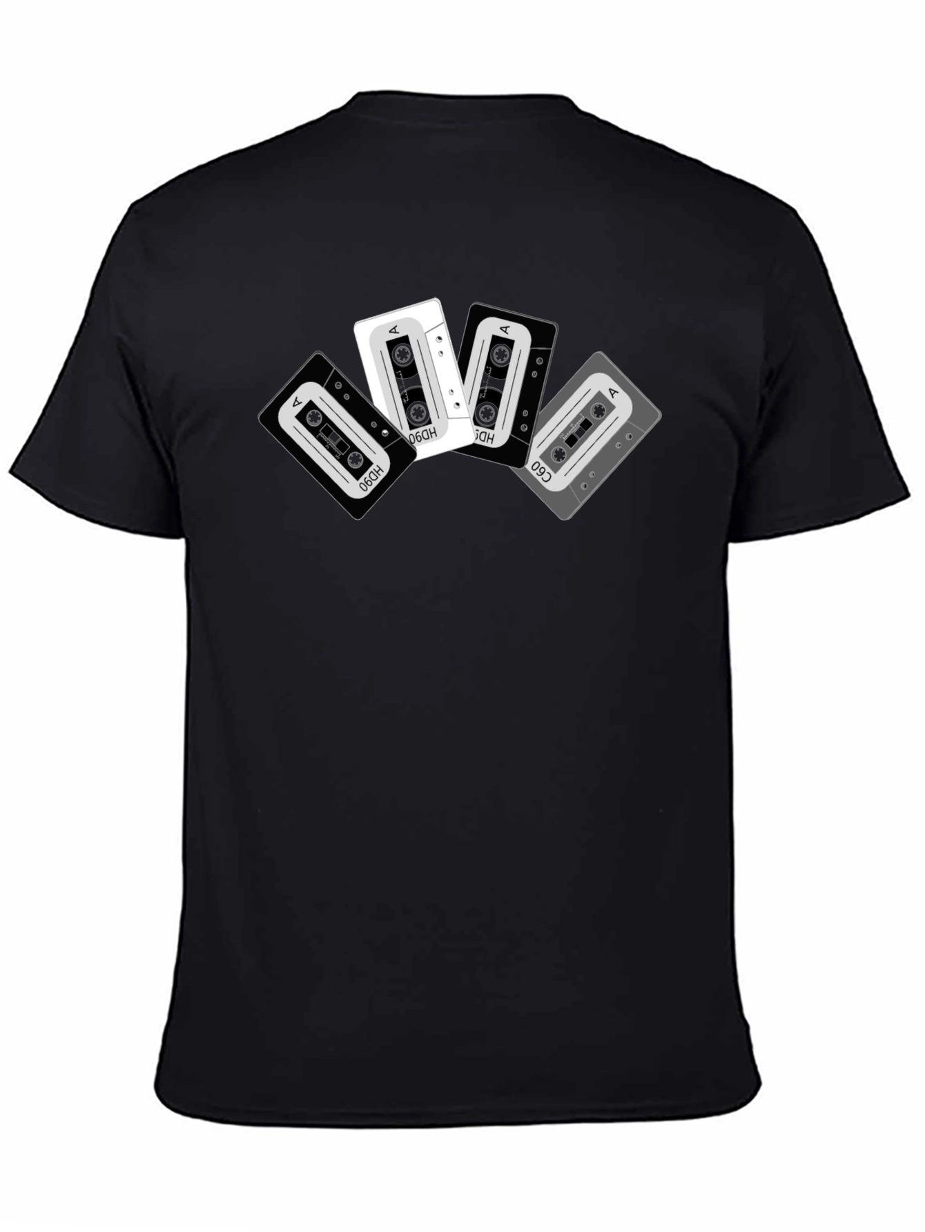 Retro Cassette Tape Graphic T-Shirt - Music Lover Tee