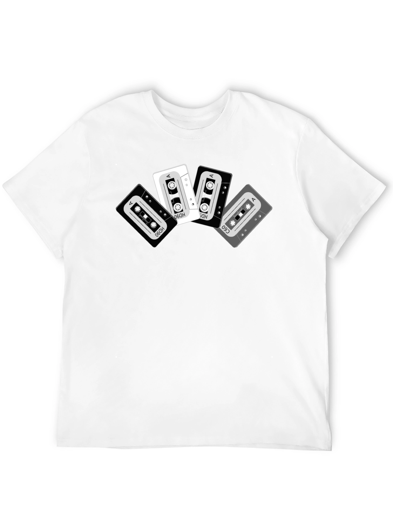 Retro Cassette Tape Graphic T-Shirt - Music Lover Tee