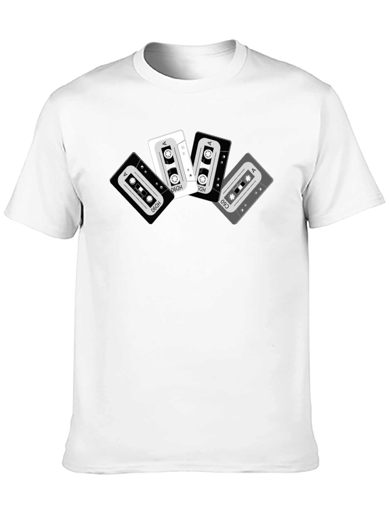 Retro Cassette Tape Graphic T-Shirt - Music Lover Tee