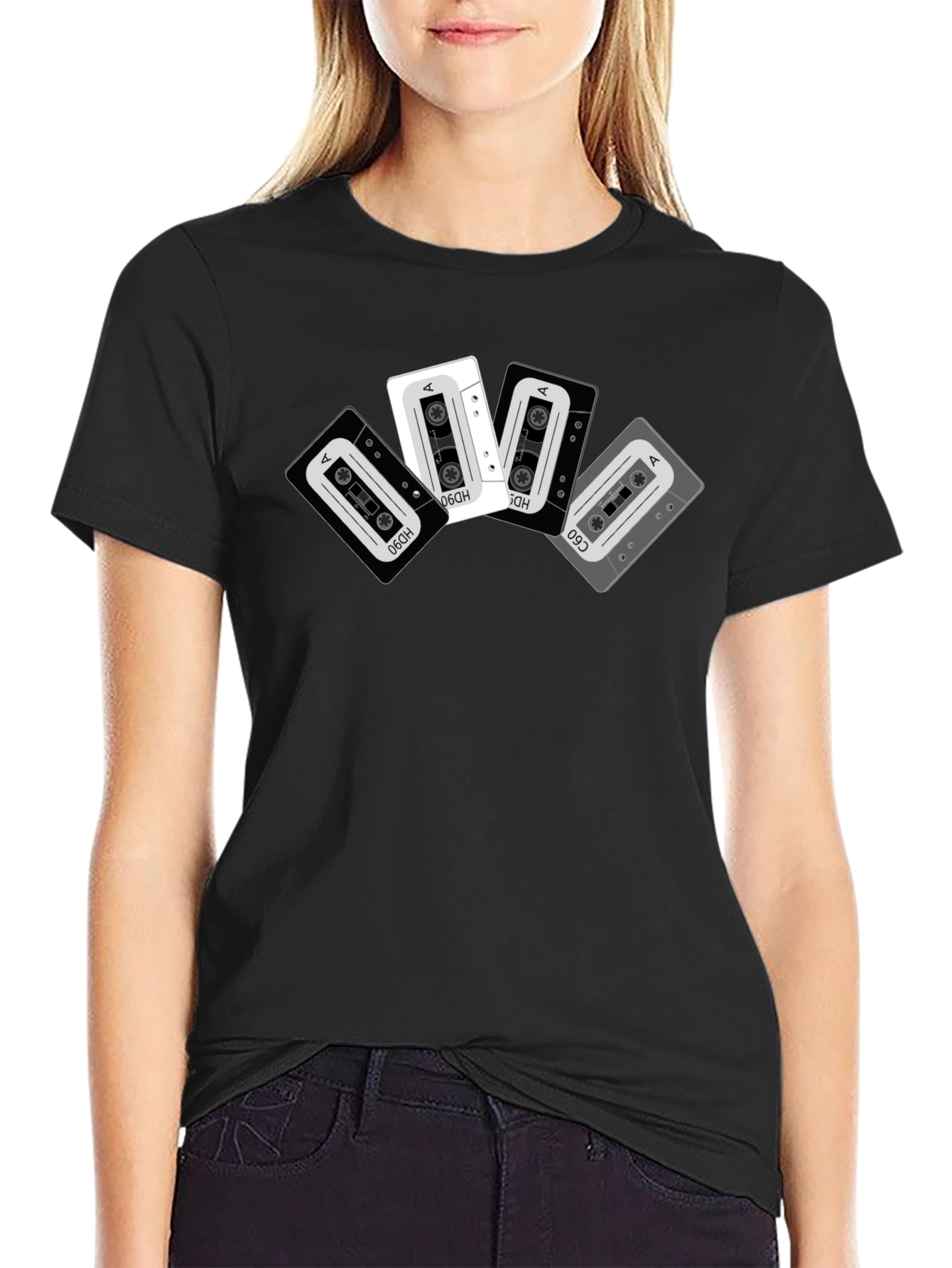 Retro Cassette Tape Graphic T-Shirt - Music Lover Tee