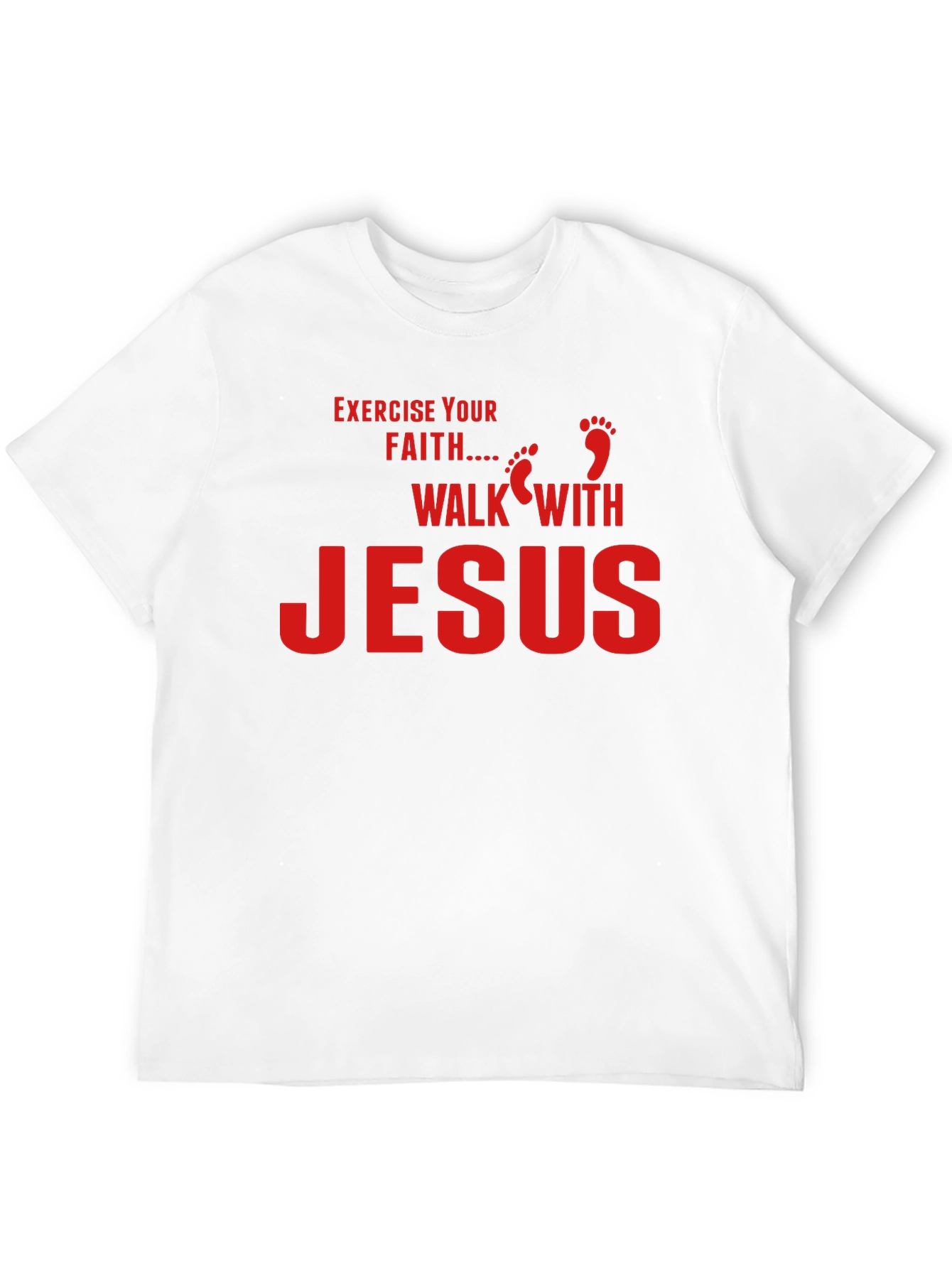 Exercise Your Faith Walk With Jesus Tee
