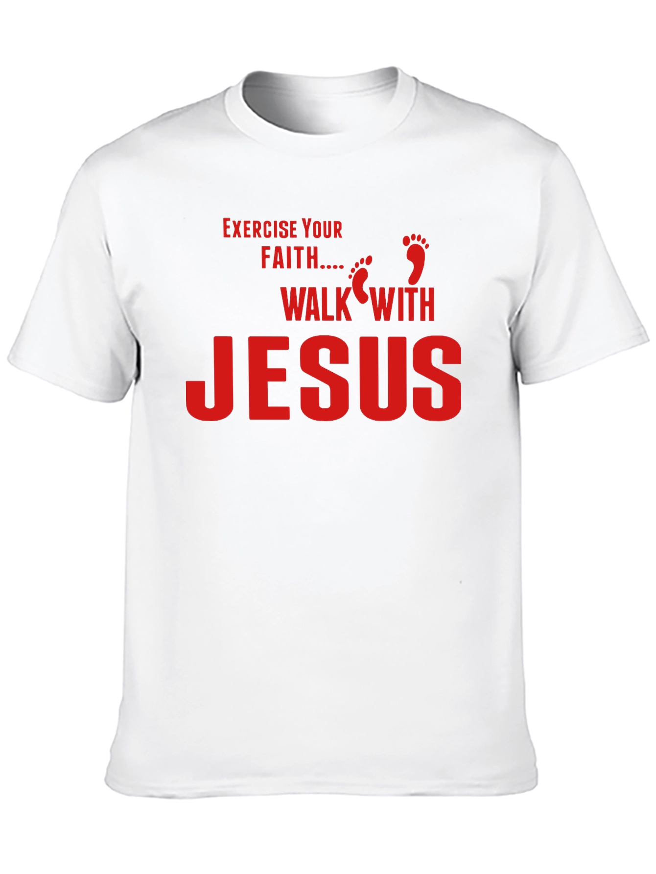 Exercise Your Faith Walk With Jesus Tee