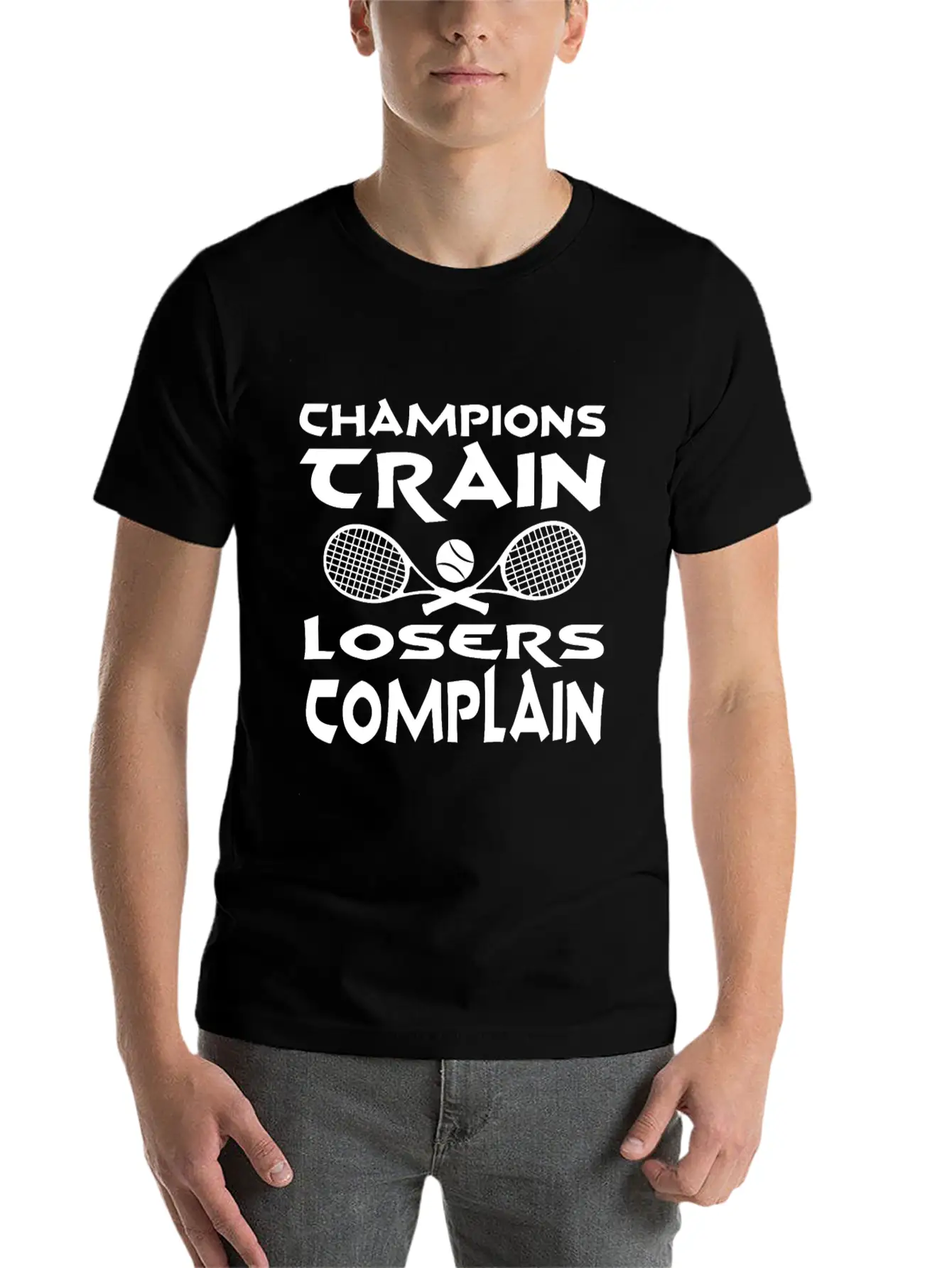 Tennis Competition Unisex Casual T-Shirt – Clean Design For Daily Comfort