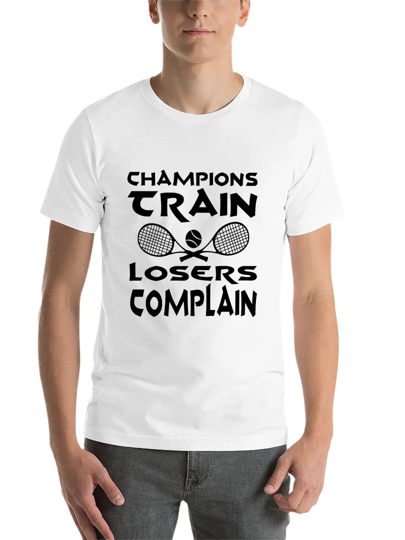 Tennis Competition Unisex Casual T-Shirt – Clean Design For Daily Comfort