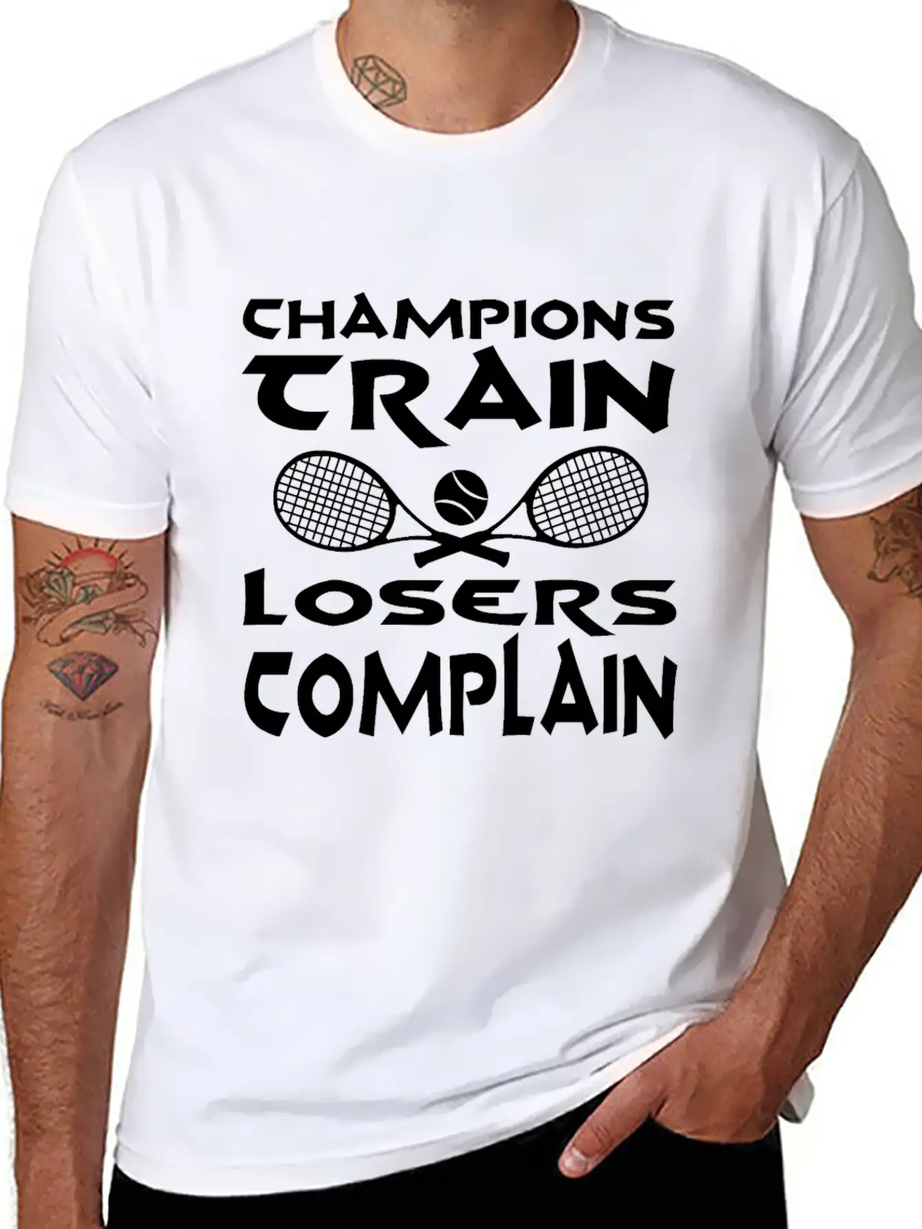 Tennis Competition Unisex Casual T-Shirt – Clean Design For Daily Comfort