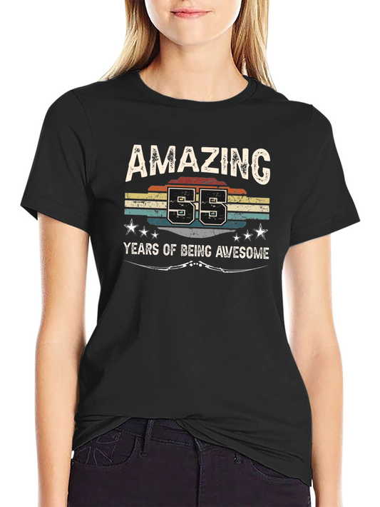Amazing 55 Years of Being Awesome T-Shirt