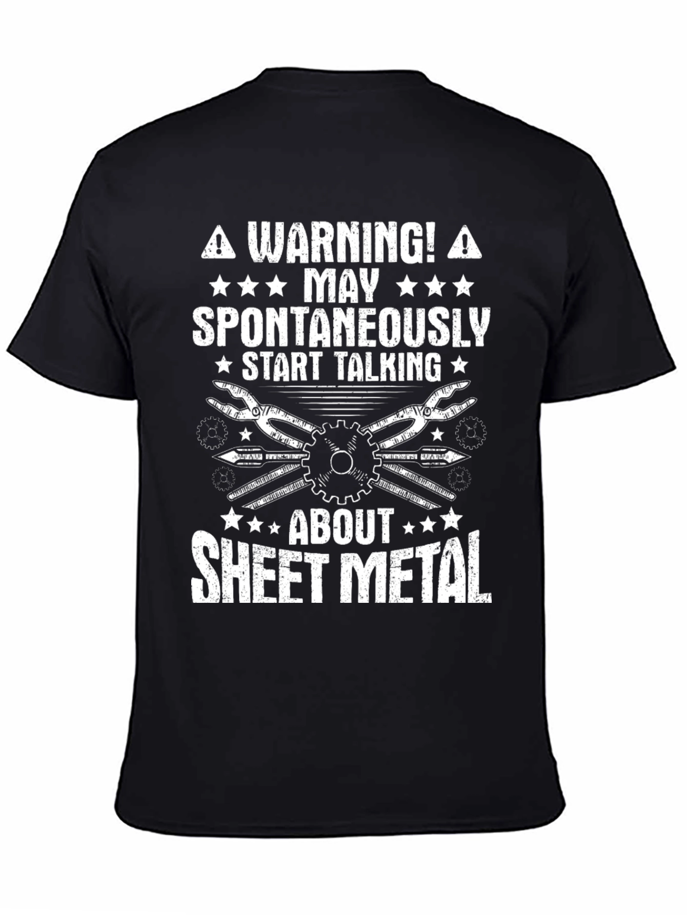 Warning Sheet Metal T-Shirt