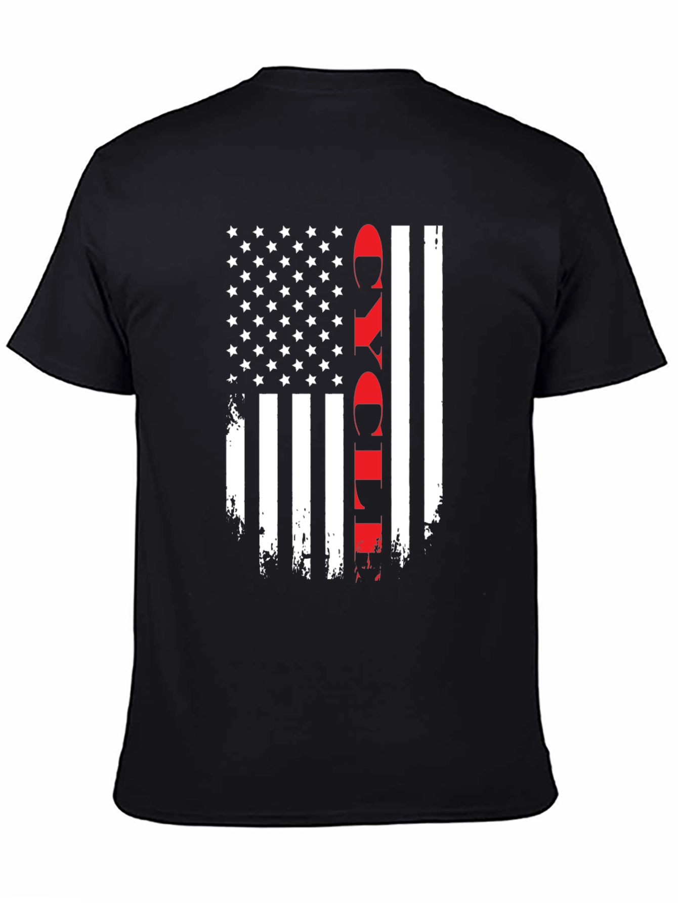Distressed Flag Firefighter T-Shirt