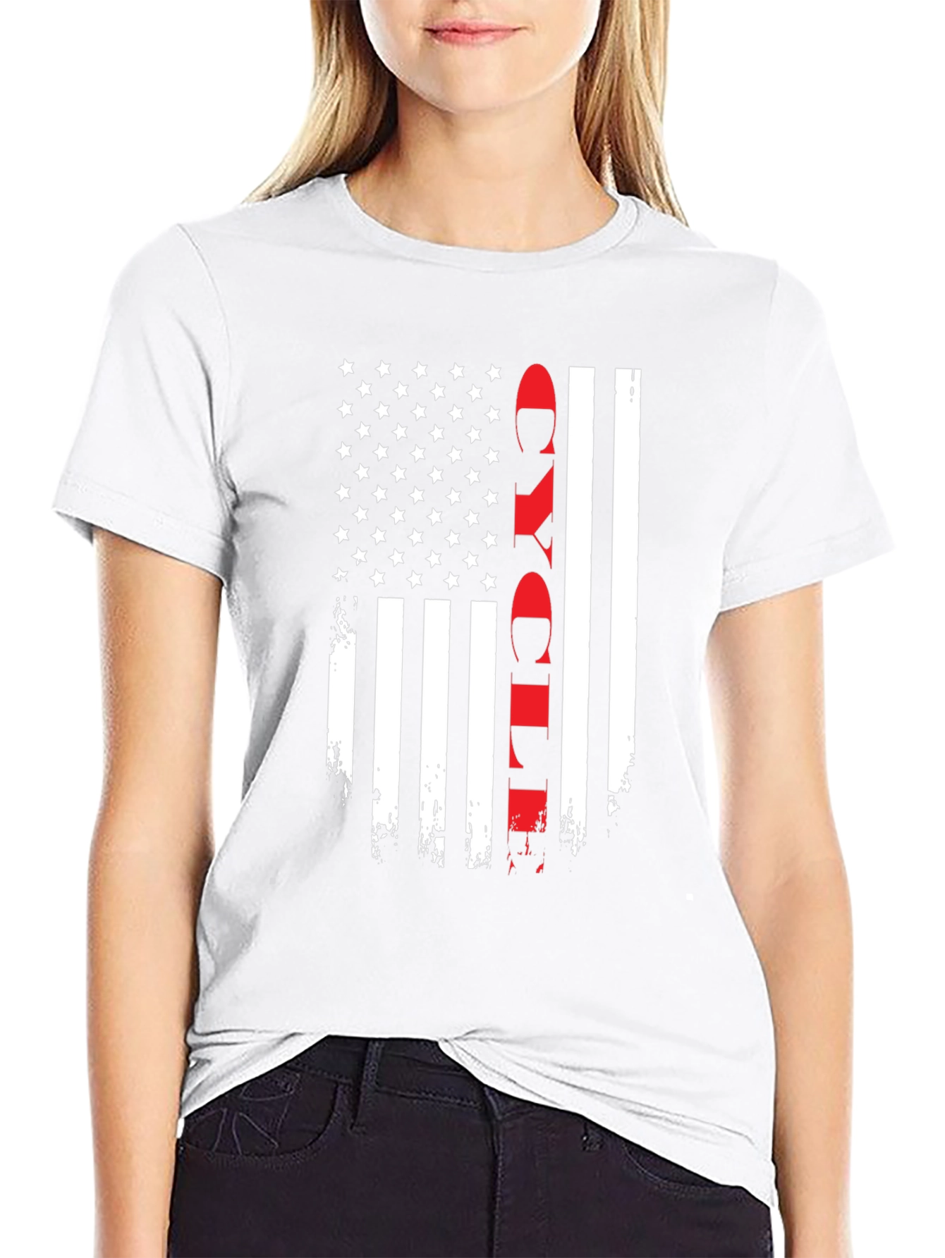 Distressed Flag Firefighter T-Shirt