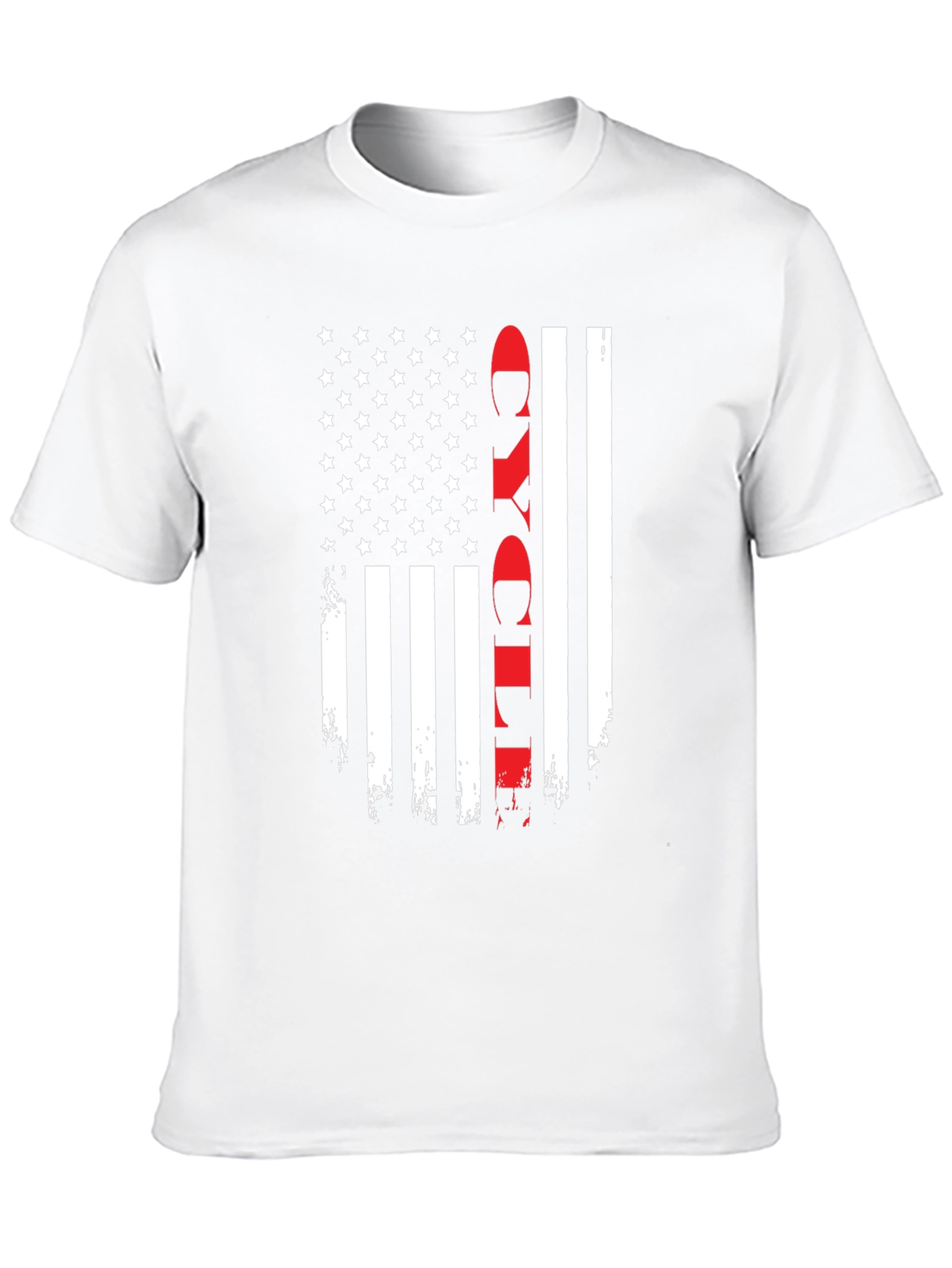 Distressed Flag Firefighter T-Shirt