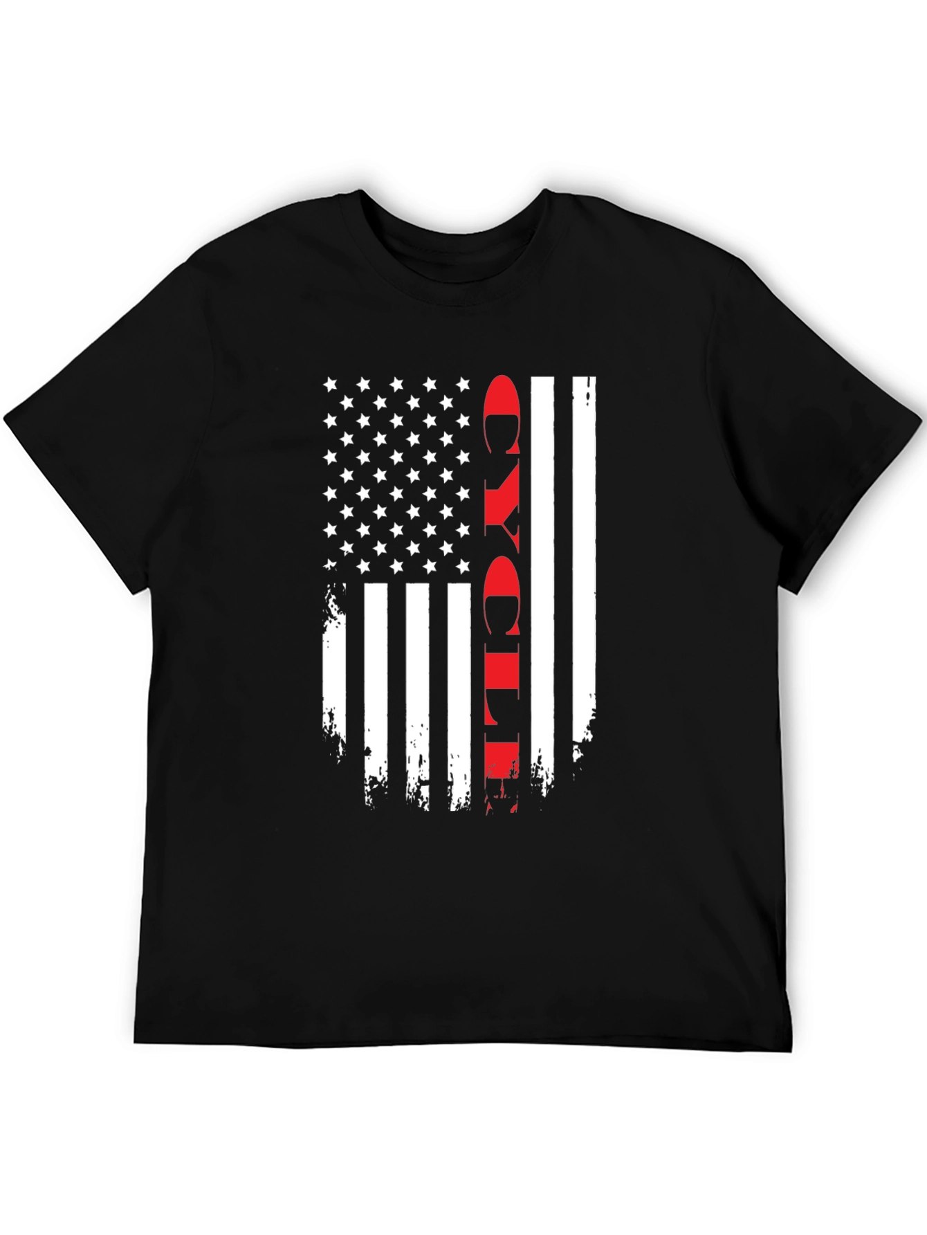 Distressed Flag Firefighter T-Shirt
