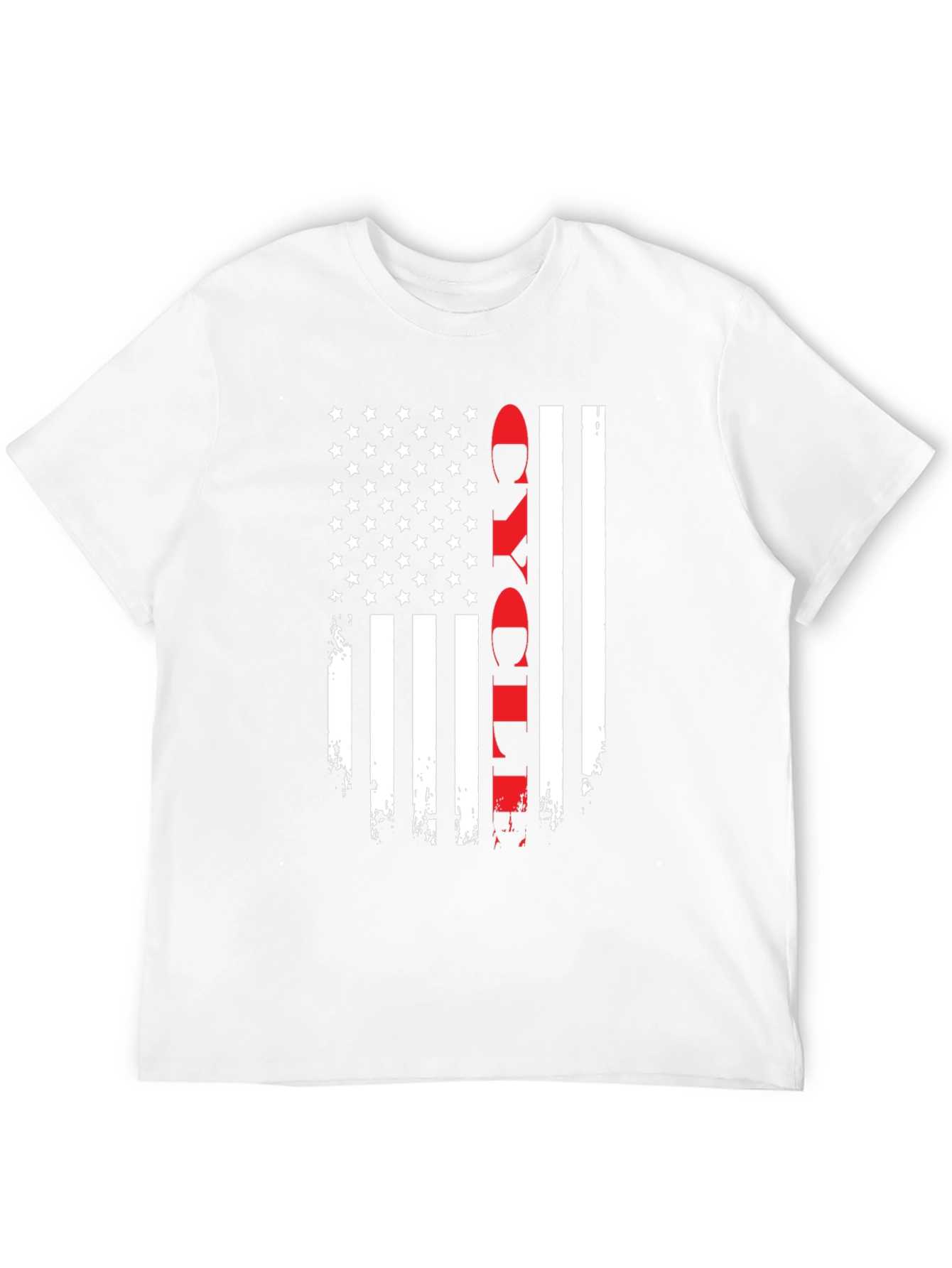Distressed Flag Firefighter T-Shirt