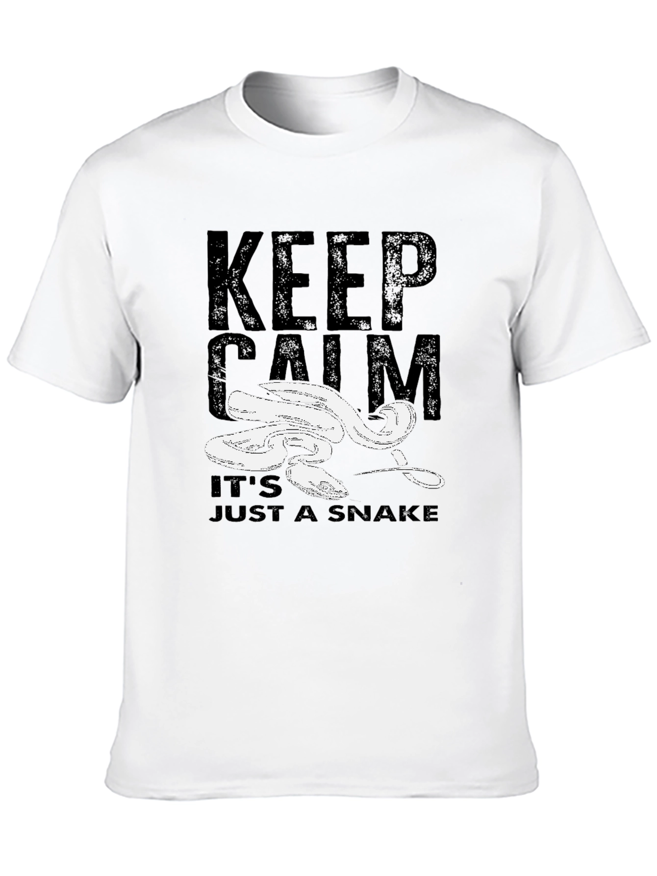 Keep Calm Snake Graphic T-Shirt