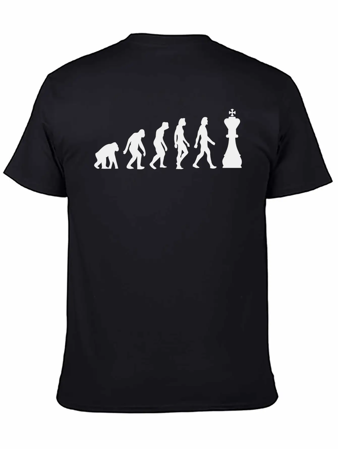 The Evolution Of Chess Unisex Casual T-Shirt – Clean Design For Daily Comfort