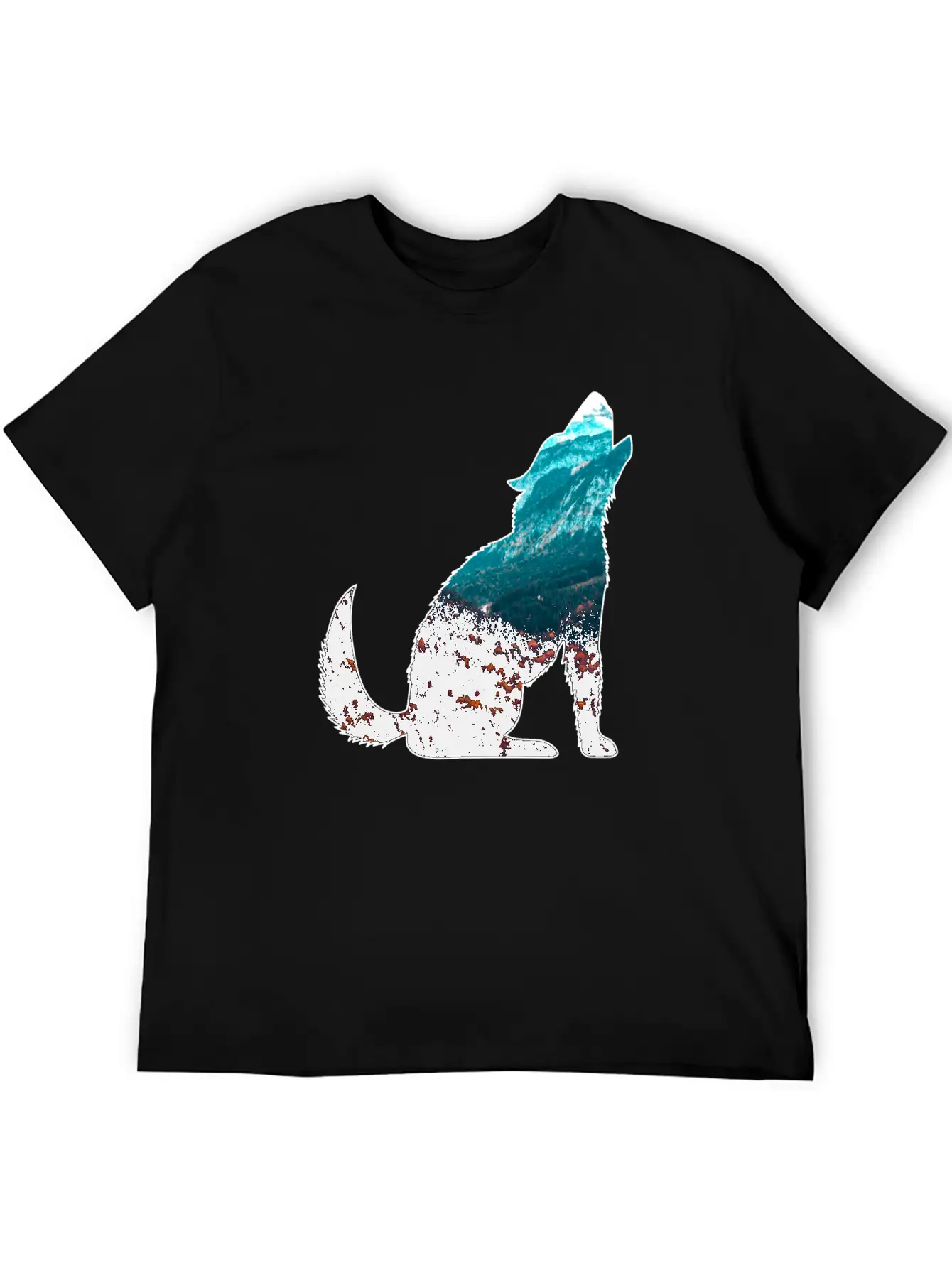The Wilderness Calls Wolf Mountains Forest Nature Unisex Casual T-Shirt – Clean Design For Daily Comfort