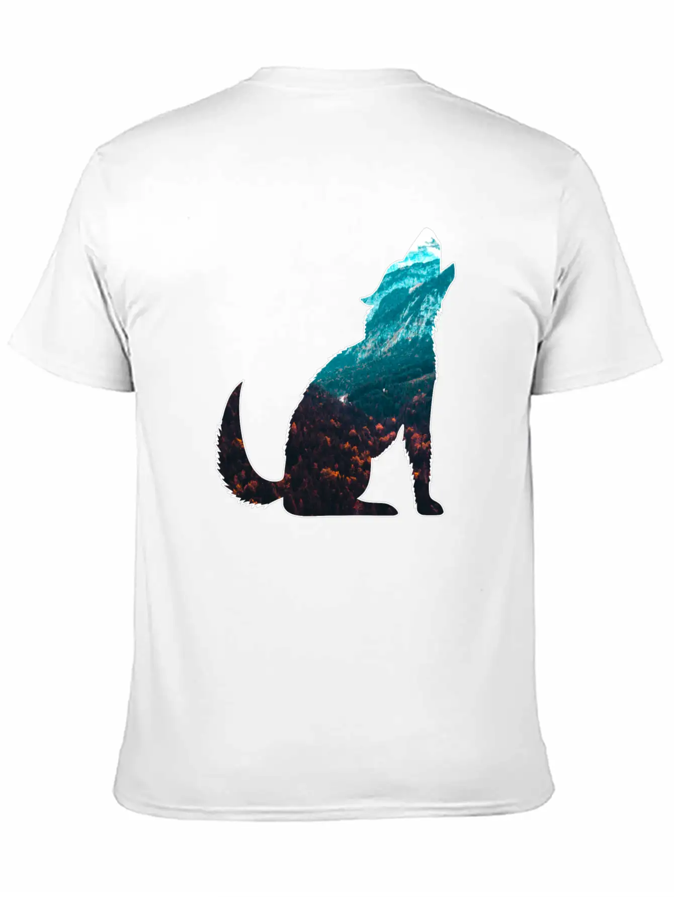 The Wilderness Calls Wolf Mountains Forest Nature Unisex Casual T-Shirt – Clean Design For Daily Comfort
