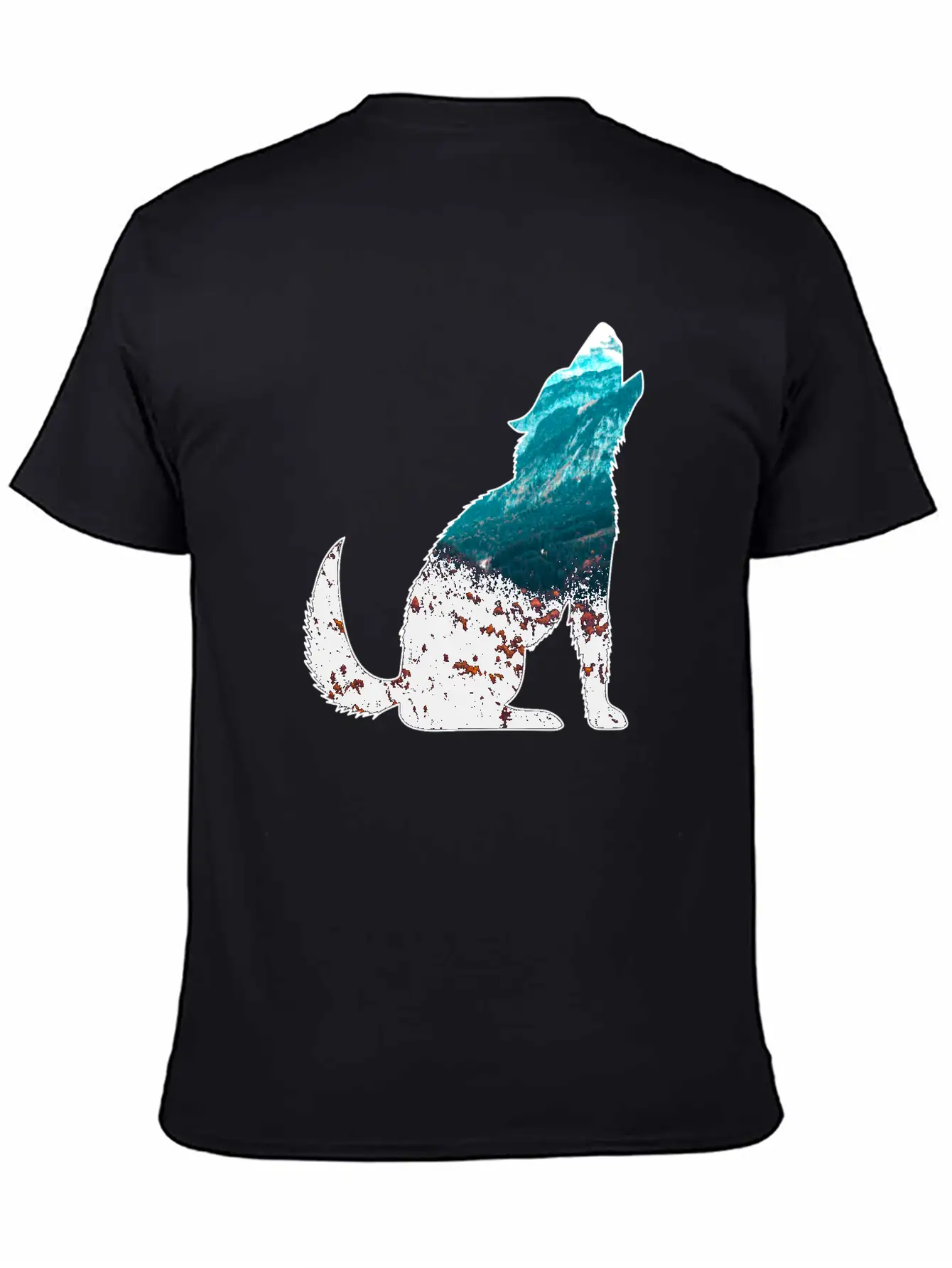The Wilderness Calls Wolf Mountains Forest Nature Unisex Casual T-Shirt – Clean Design For Daily Comfort