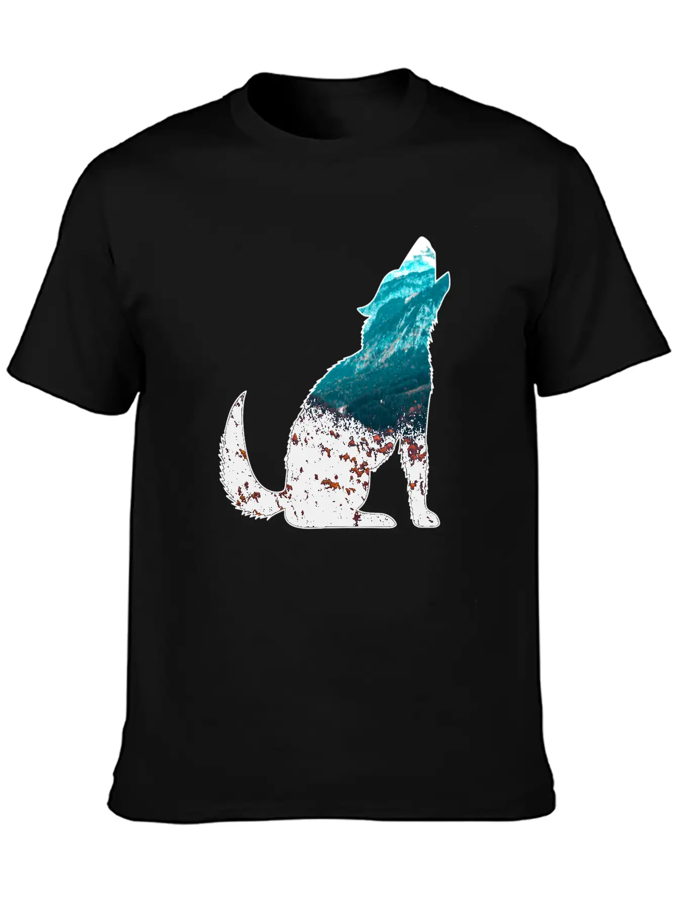 The Wilderness Calls Wolf Mountains Forest Nature Unisex Casual T-Shirt – Clean Design For Daily Comfort