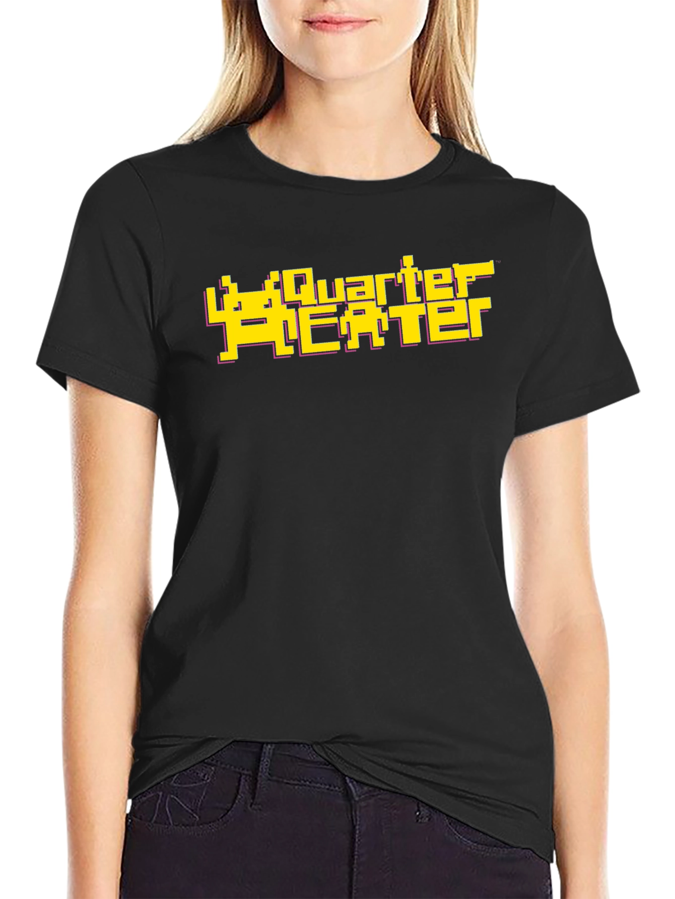 Quarter Eater T-Shirt - Gamer Style Retro Tee