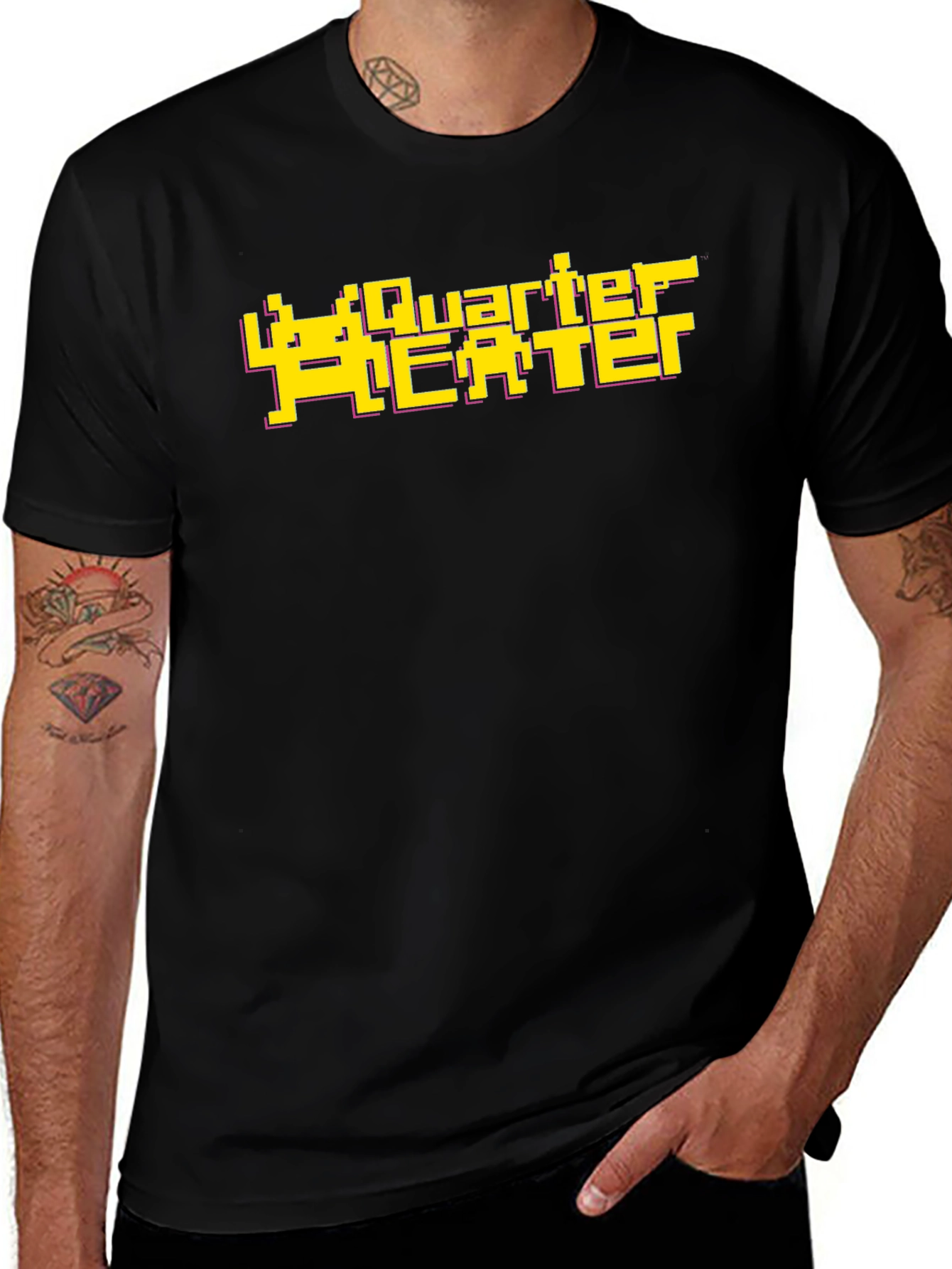 Quarter Eater T-Shirt - Gamer Style Retro Tee