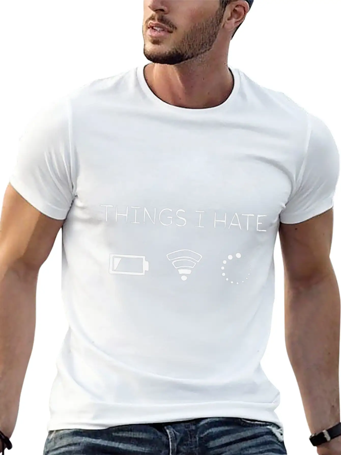 Things I Hate Programmer Outfit Gamer Unisex Casual T-Shirt – Clean Design For Daily Comfort