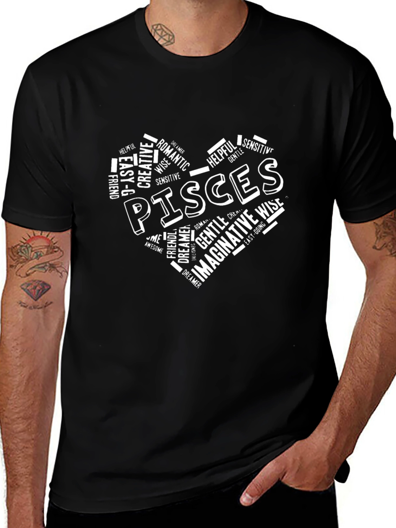 Pisces Zodiac Sign T-Shirt