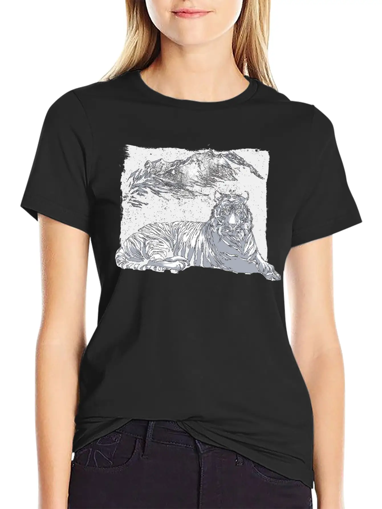 Tiger Mountains Unisex Casual T-Shirt – Clean Design For Daily Comfort