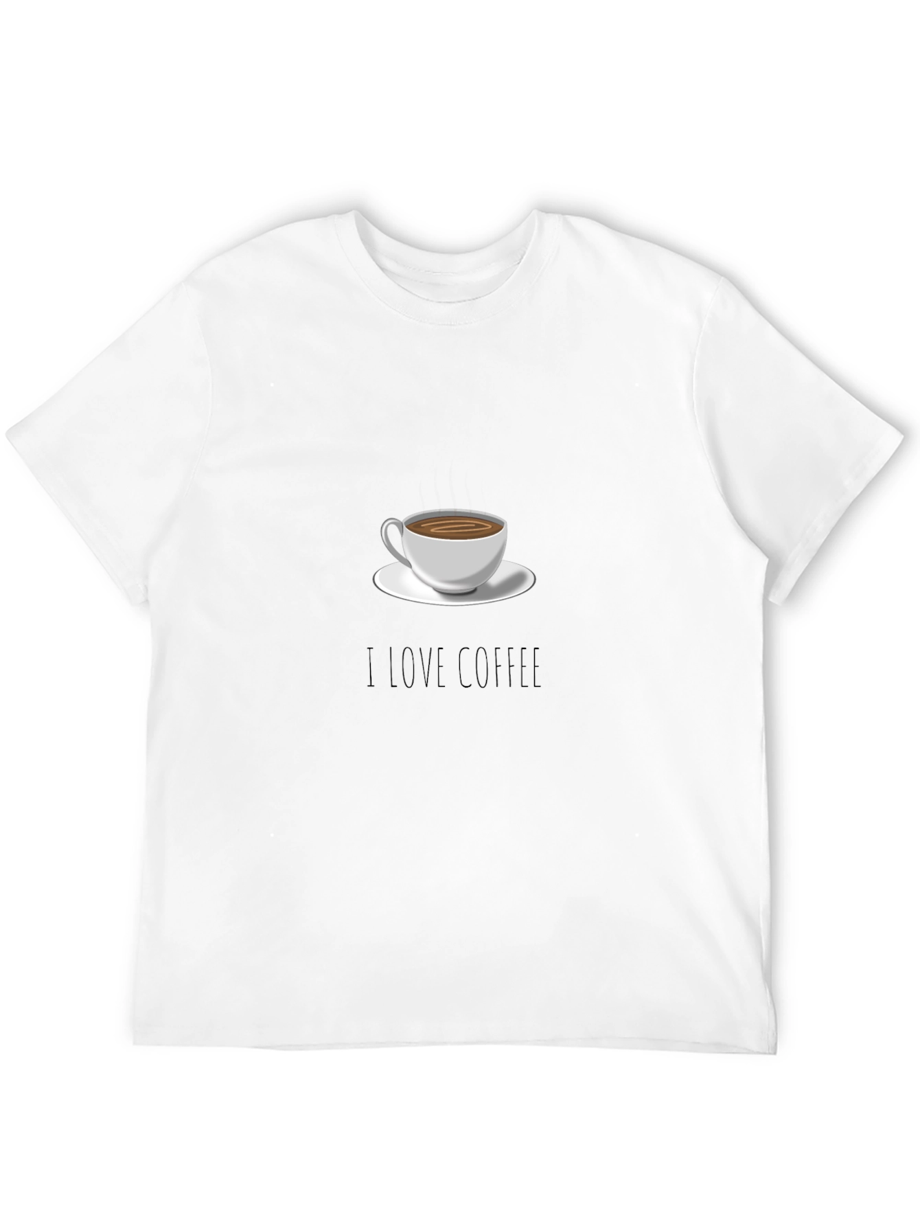 I Love Coffee Black T-Shirt