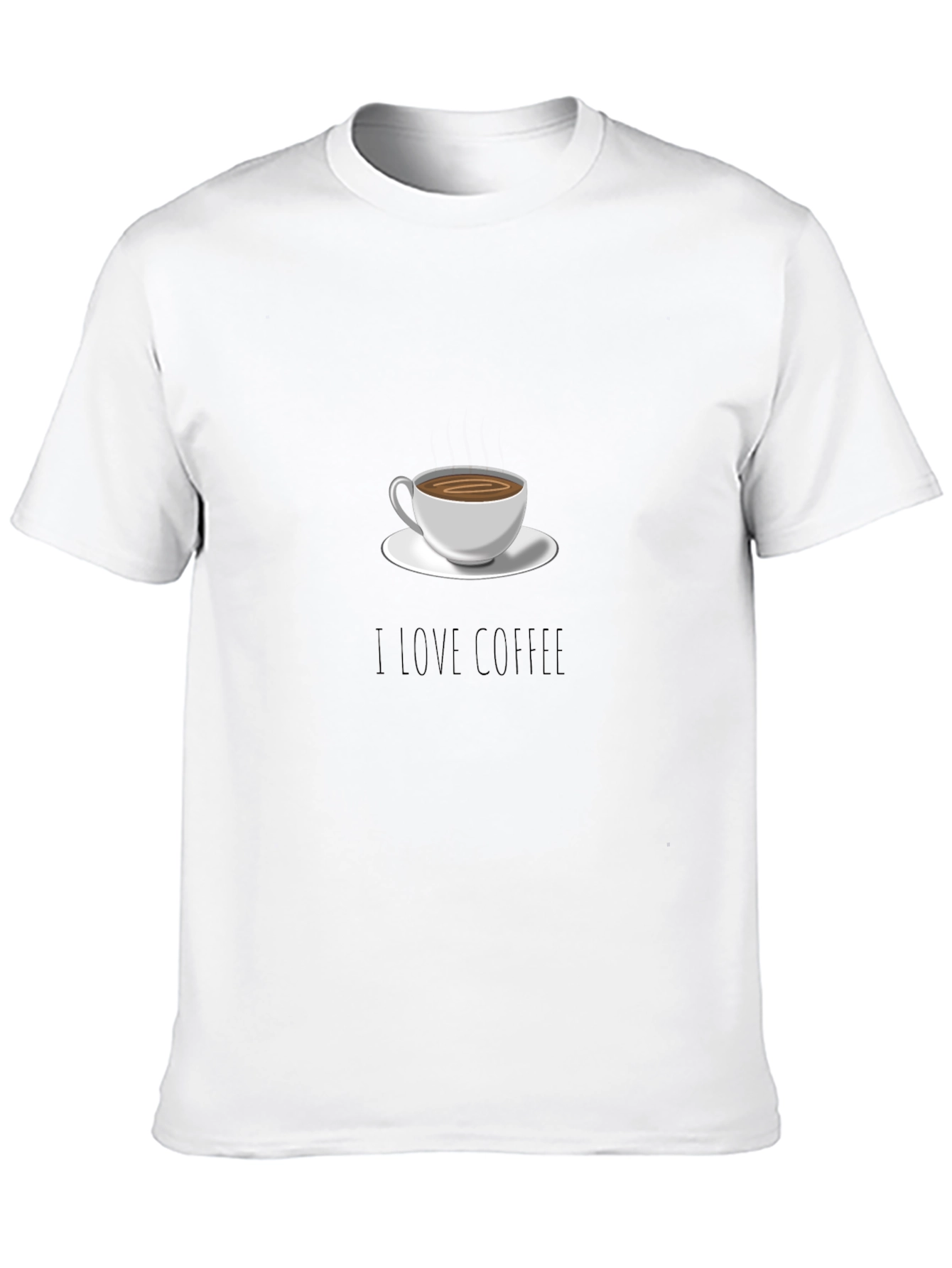I Love Coffee Black T-Shirt