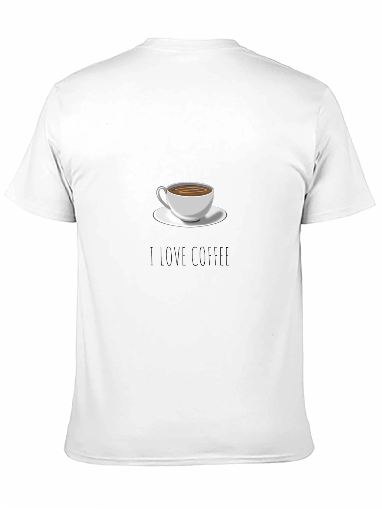 I Love Coffee Black T-Shirt